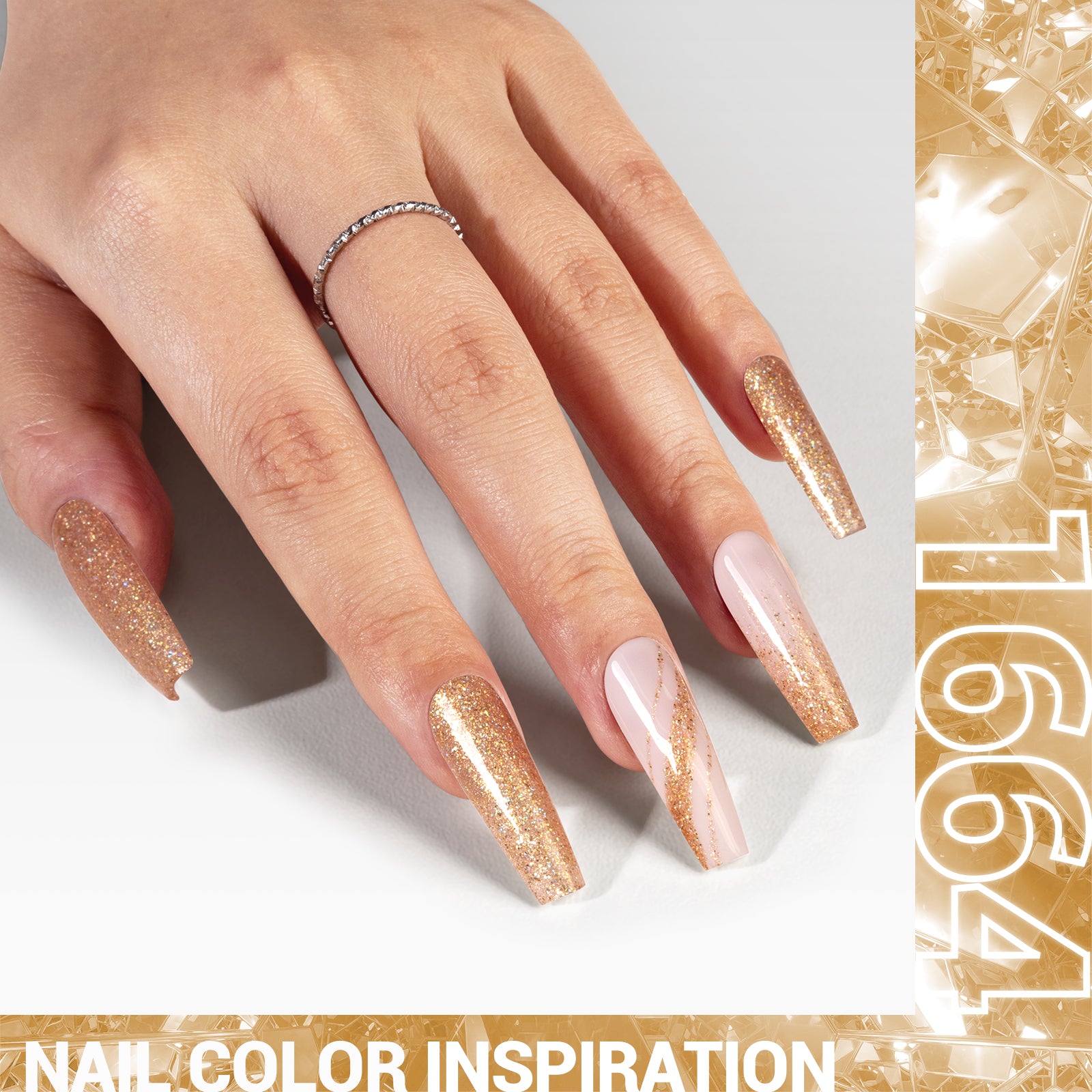 1664 Golden Sands - TPO-Free Thick Gel Nail Polish(15ml)