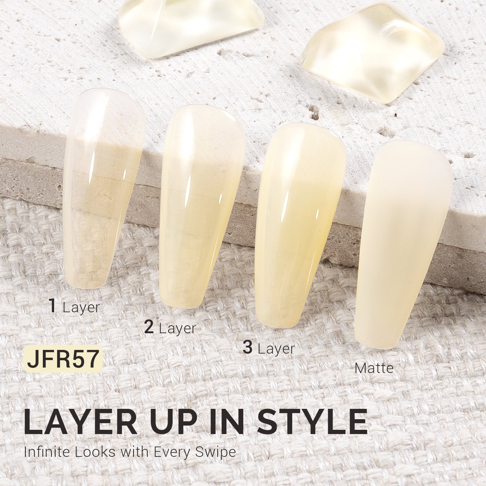 Jeweliver Jelly TPO-Free Gel Polish 15ml - Yellow Nacre - JFR57