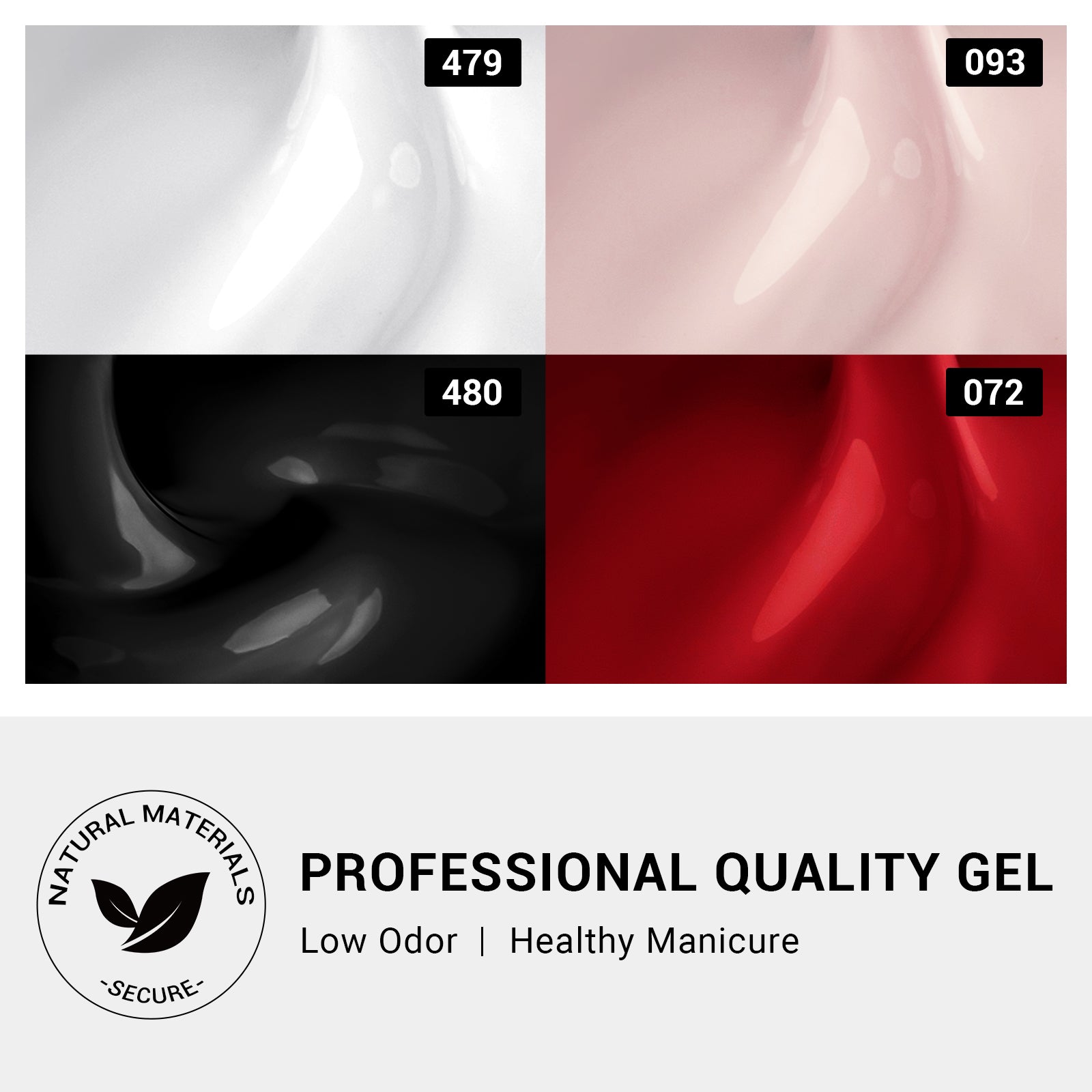 Daily Life 15ml TPO-Free Thick Gel Nail Polish - 4Pcs