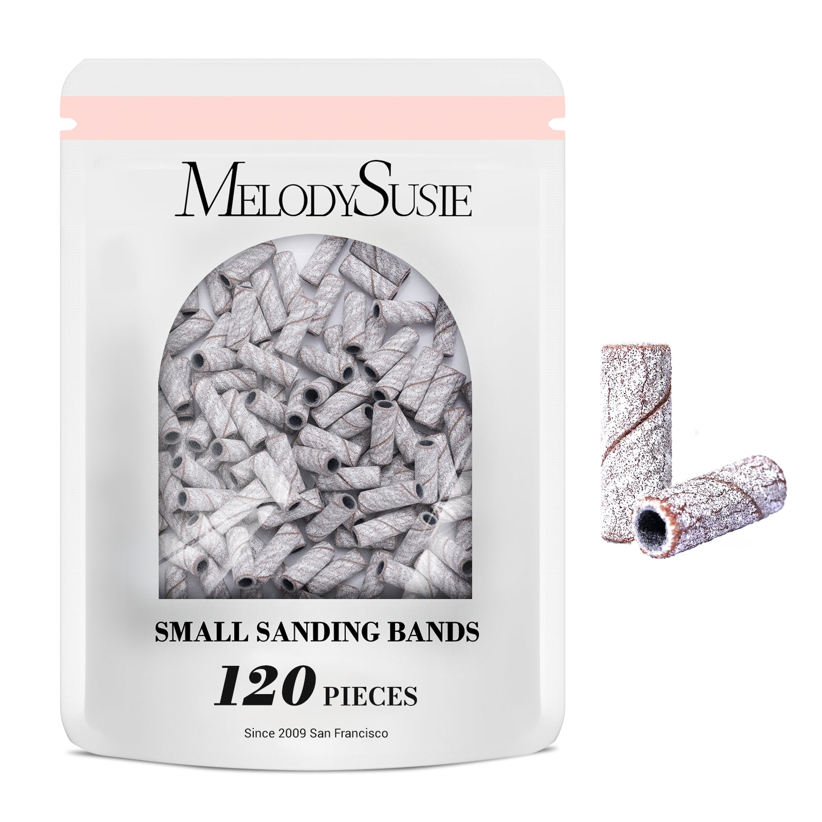 120Pcs Small Sanding Bands for 3.1mm Mandrel Bit (Only Sanding Bands)
