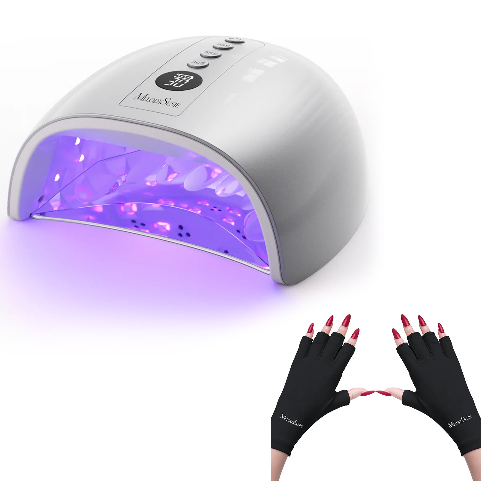 P-PLUS30GT UV Gloves Kit - Silver