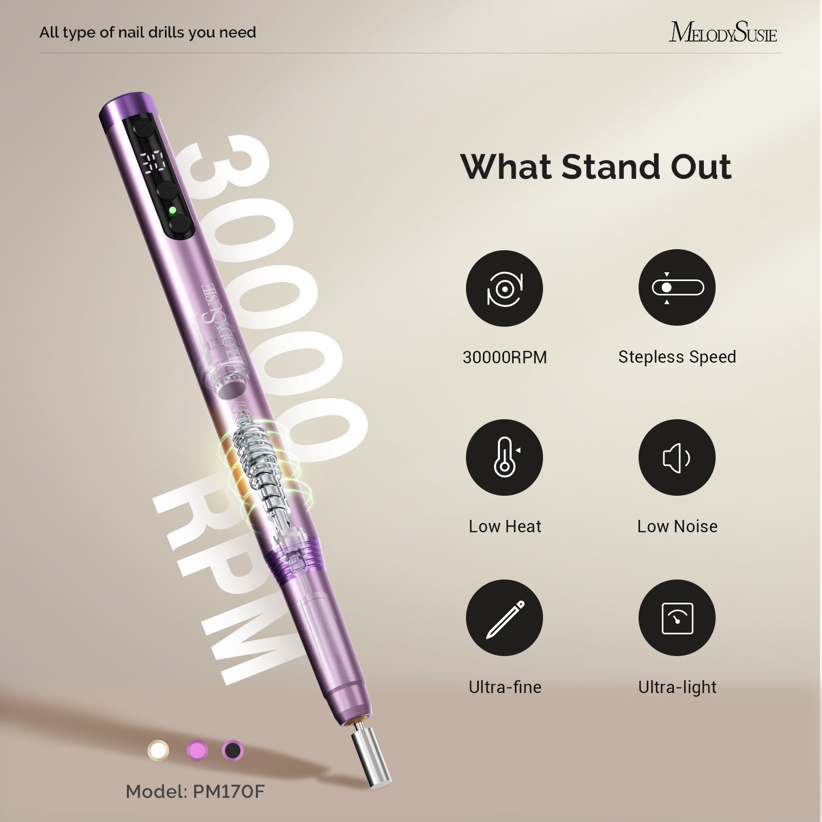 PM170F Nail Drill Gift Box