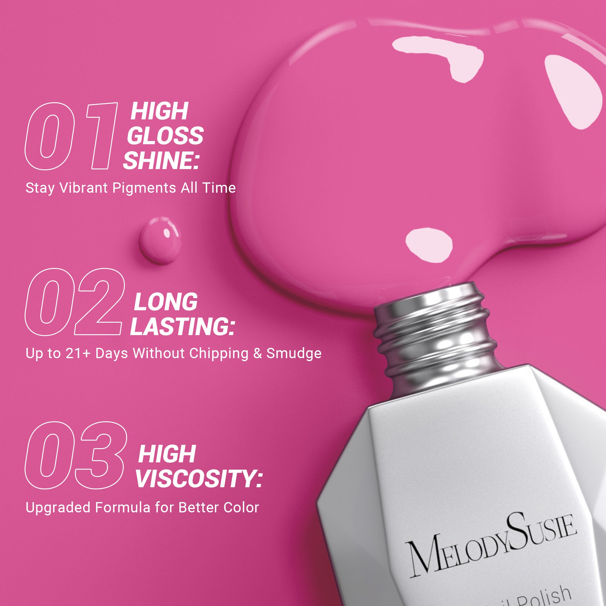 1679 Rosehip Knitted Pink - TPO-Free Thick Gel Nail Polish(15ml)