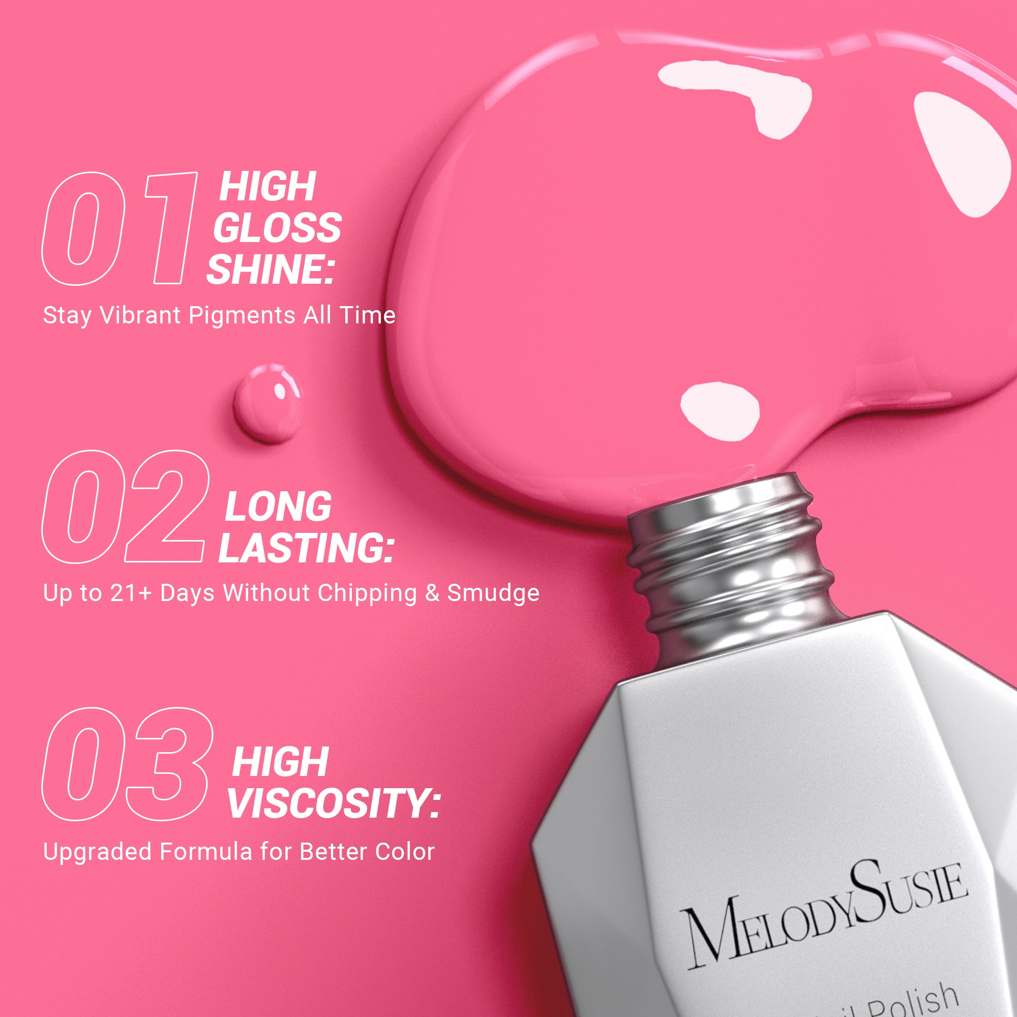 686 Berry Wool Pink - TPO-Free Thick Gel Nail Polish(15ml)