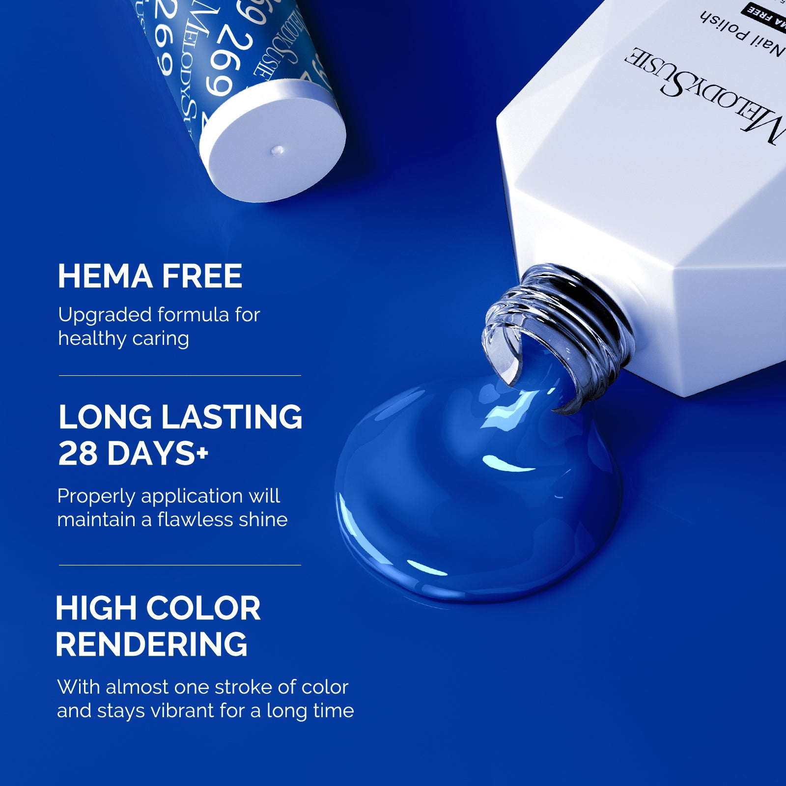 269 Royal Blue - HEMA-Free Gel Nail Polish 0.5 fl oz/15ml