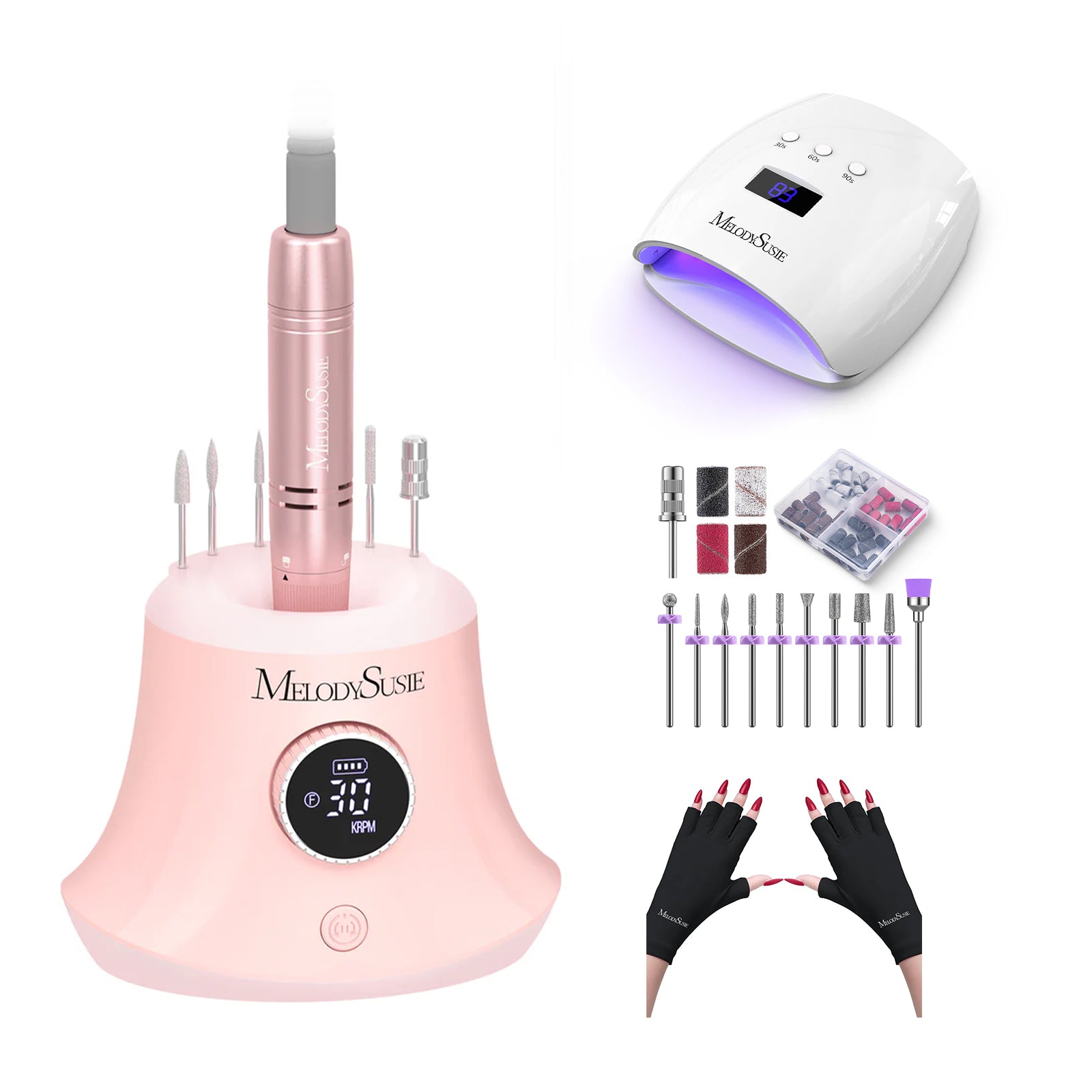 SC320G 30000RPM Rechargeable Desktop Nail Drill