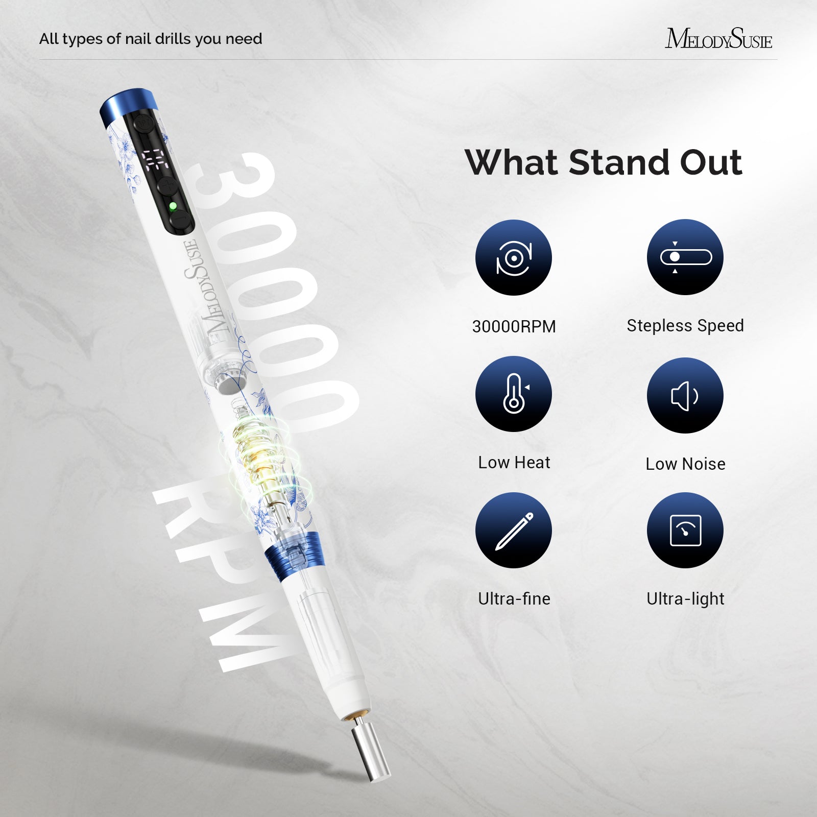 PM170F Nail Drill Travel Gift Box - US ONLY