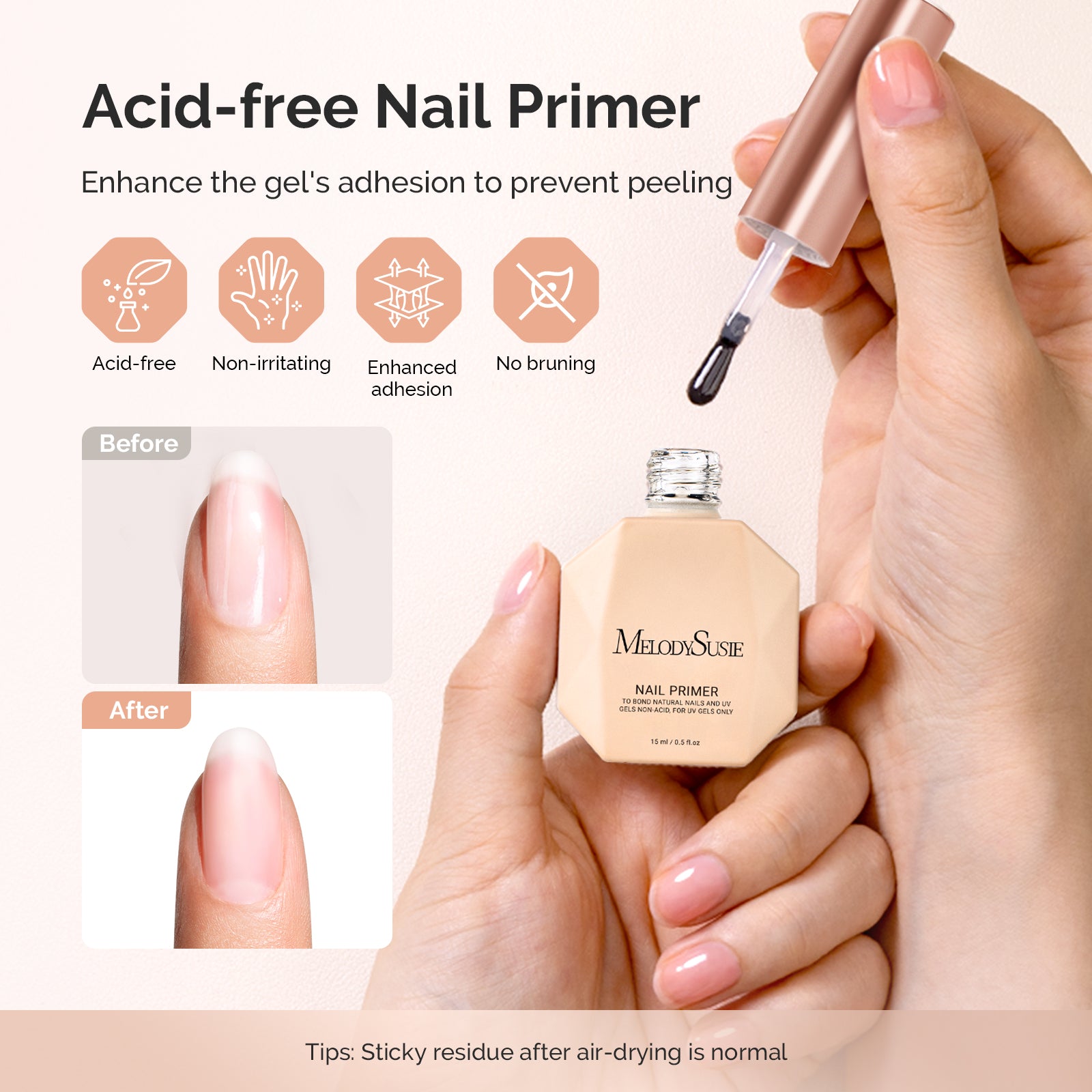 15ml Nail Dehydrator & Primer & Gel Essentials