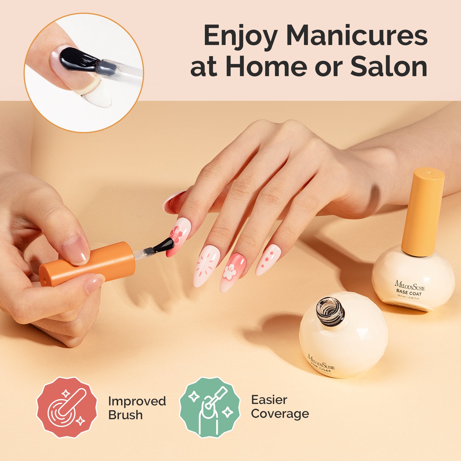 Sweet-Scent Plant-Based HEMA-Free & HPMA-Free & TPO-Free Gel Nail Polish Set - Nude Neautral Set 16.5ml 6Pcs