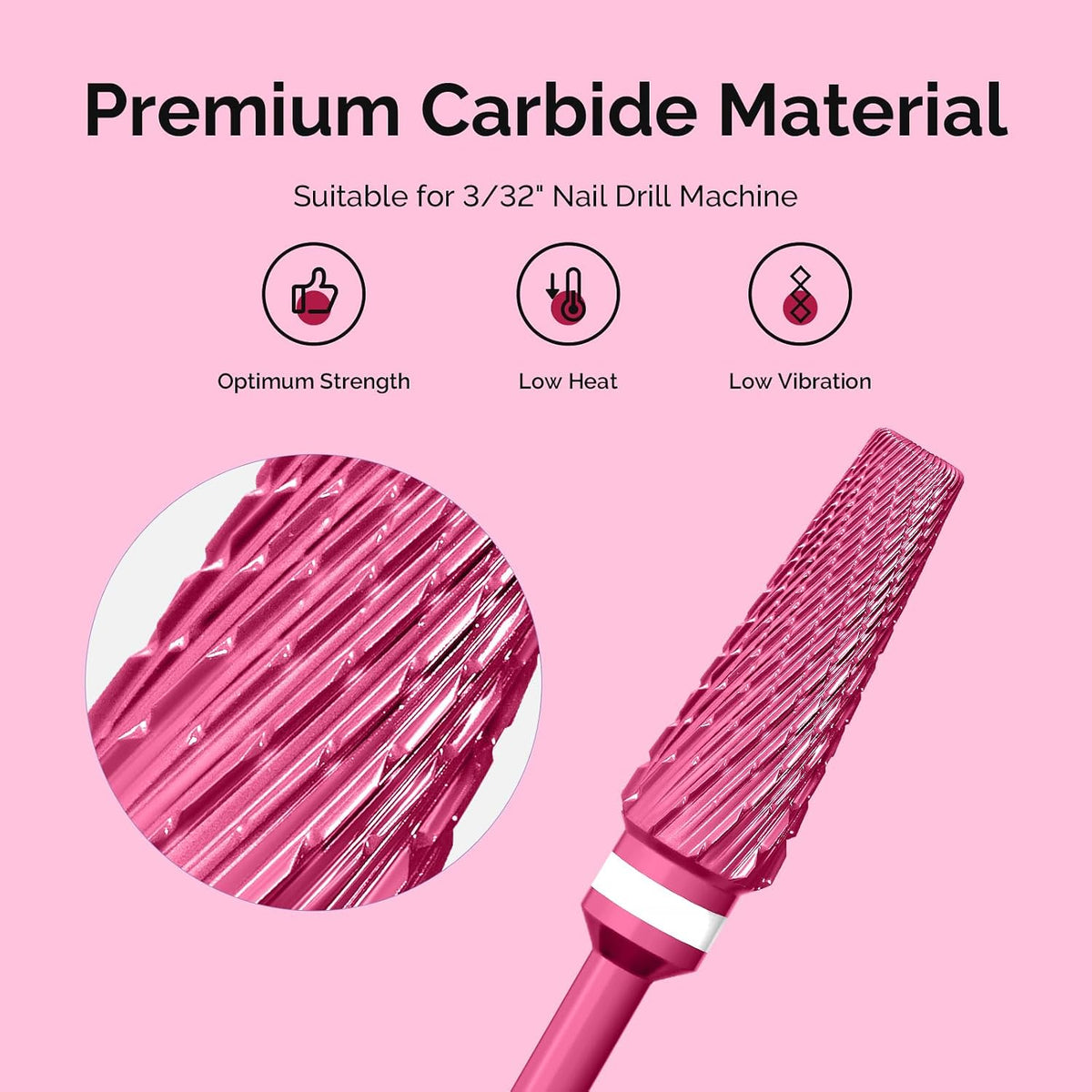 5 in 1 Pro Multi-function Mixed Sizes Tungsten Carbide Nail Drill Bit