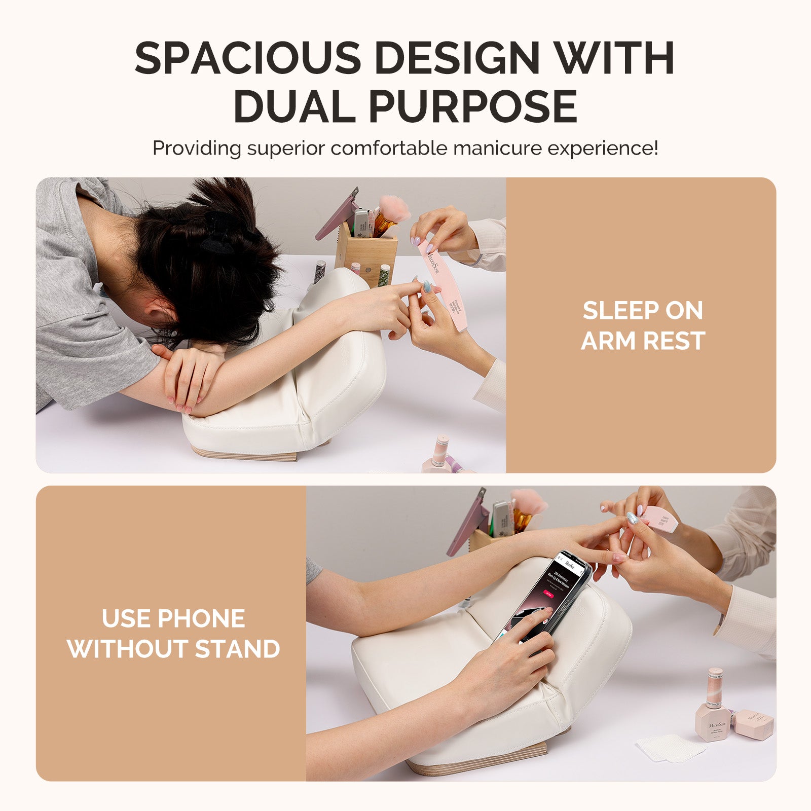 Foldable Nail Arm Rest for Manicure