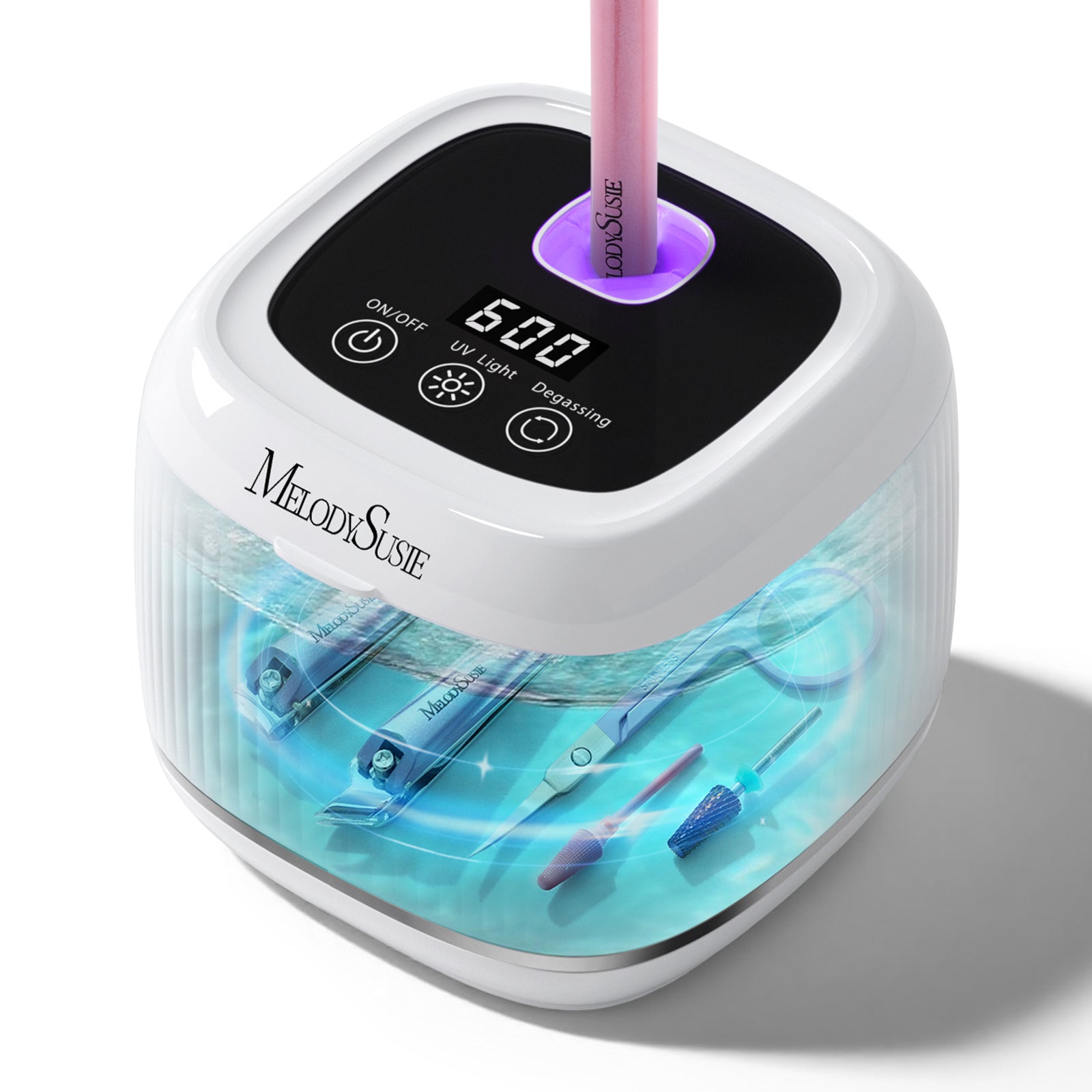 2 in 1 Ultrasonic Cleaner Machine for Manicure