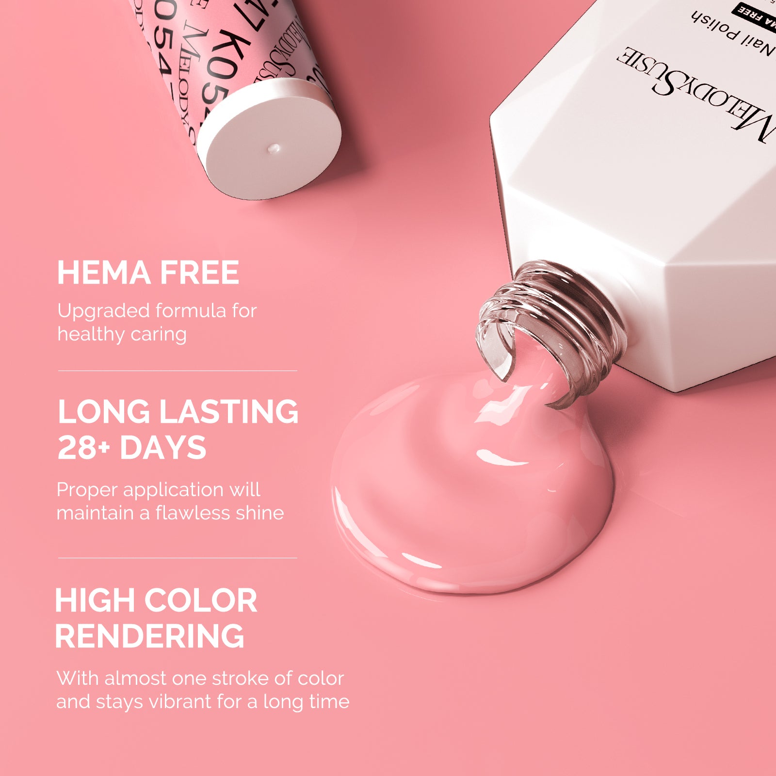 HEMA-Free Gel Nail Polish 0.5 fl oz/15ml - K0547 Thick Blush Pink