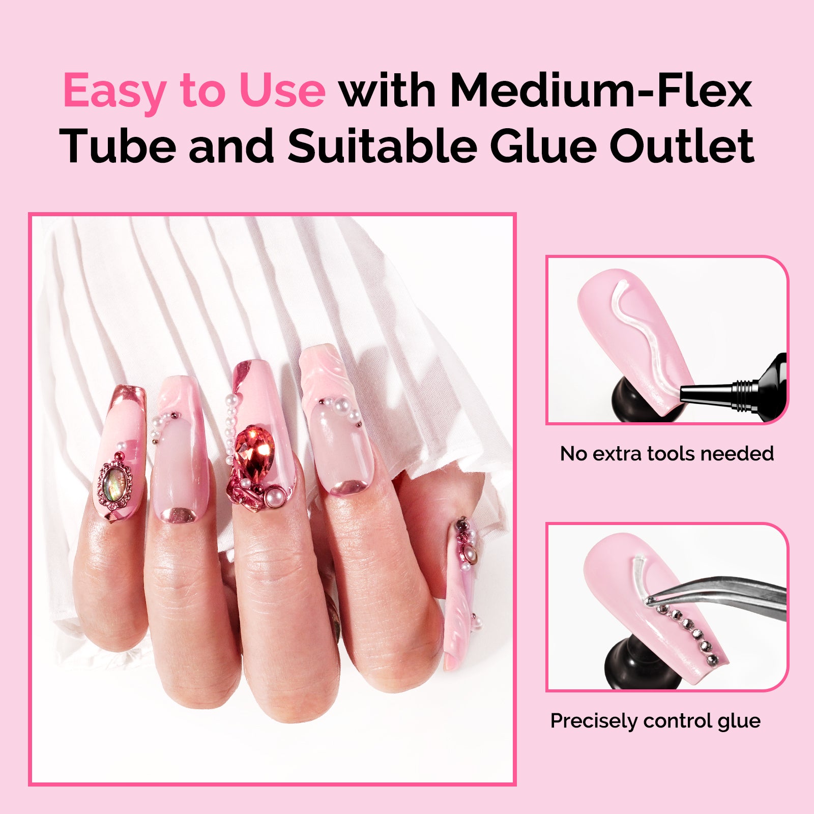 Nail Rhinestone Glue 15g - 2Pcs