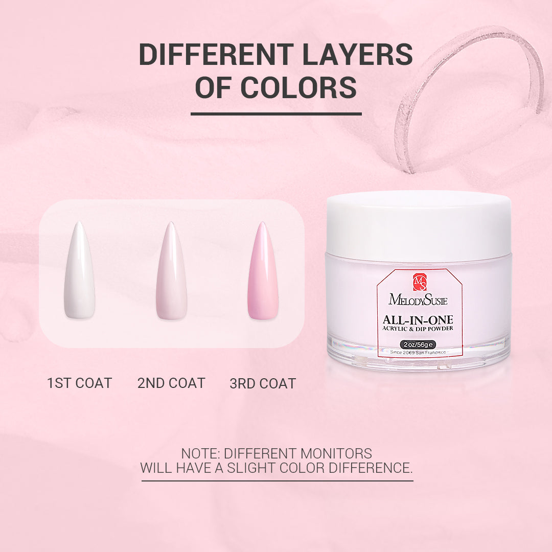 All-In-One Acrylic & Dip Powder - Pink Dahlia