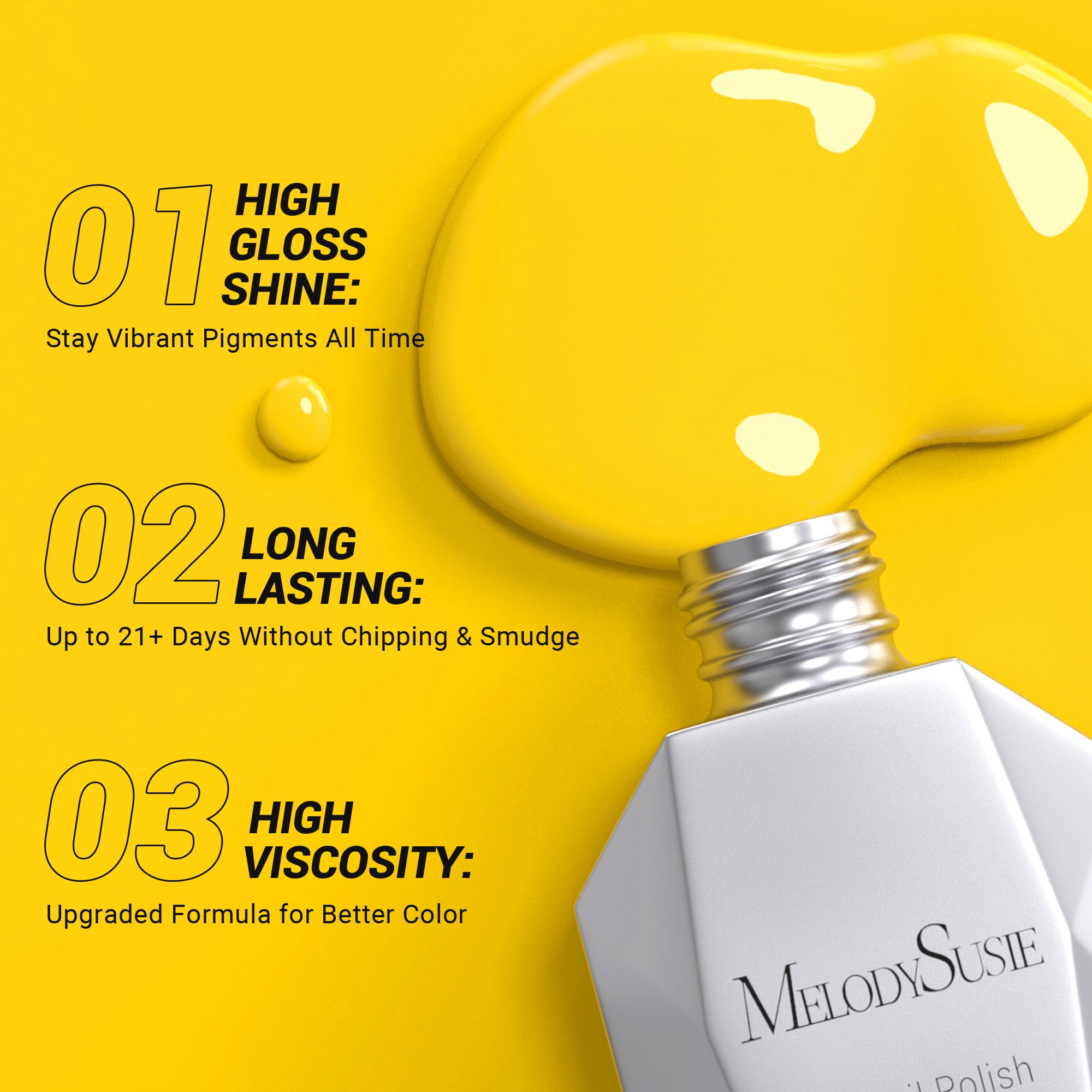 302 Almond Yellow - TPO-Free Thick Gel Nail Polish(15ml)