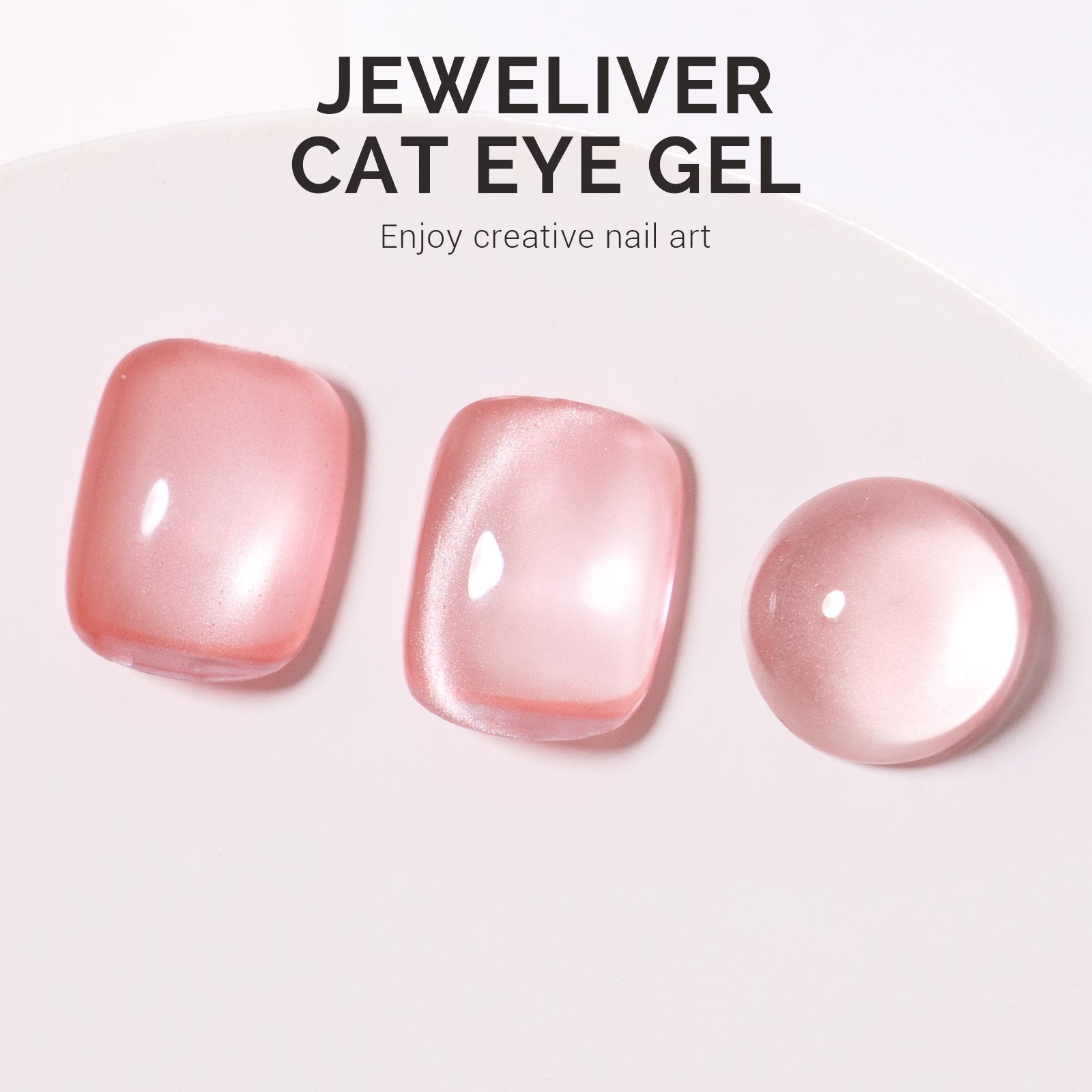 Jeweliver Cat Eye Gel Nail Polish 0.5 fl oz/15ml - Blush Pink B5601