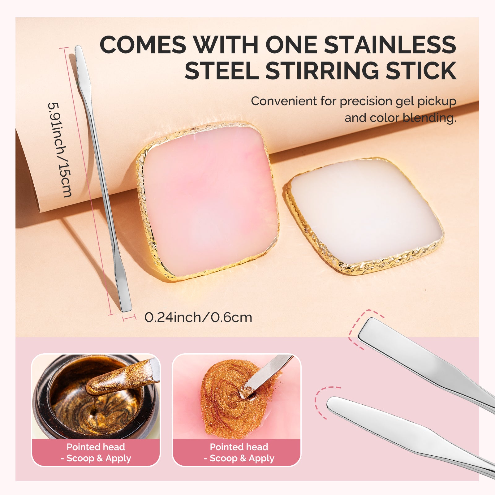 Premium Resin Nail Art Palette