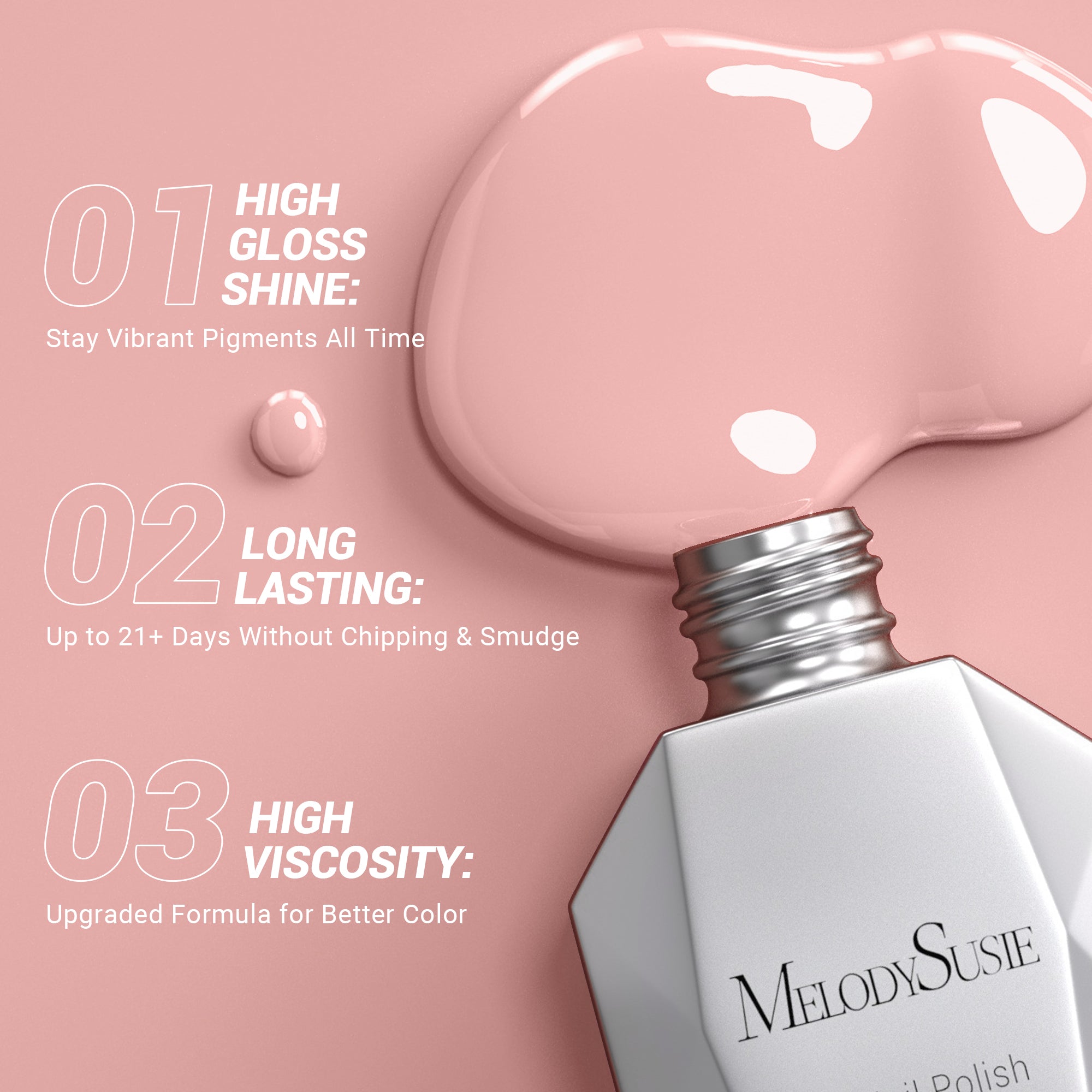 107 Knitted Almond Nude - TPO-Free Thick Gel Nail Polish(15ml)