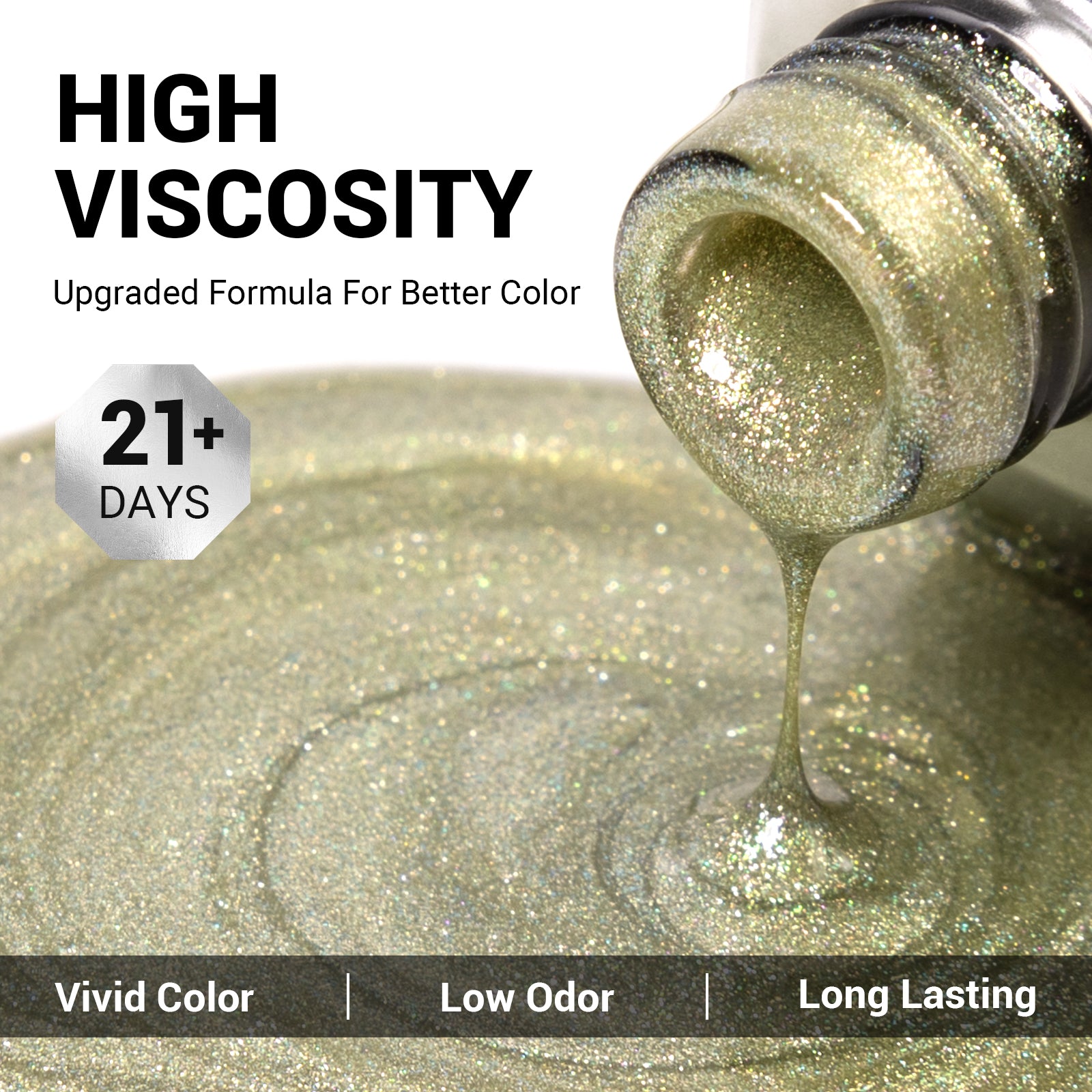 HV008 Moonlight Meadow - TPO-Free Thick Gel Nail Polish(15ml)