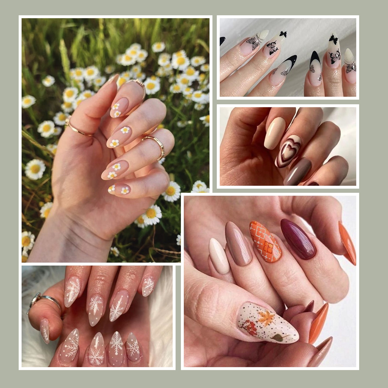 F/W Themed Nail Art Stickers