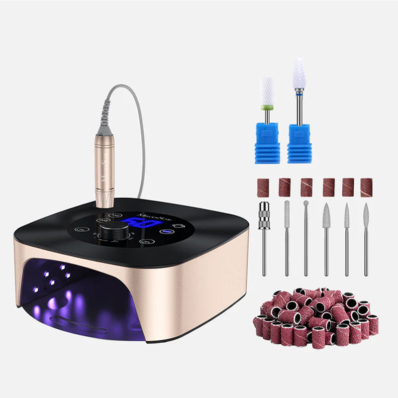 XC320C 2 in 1 Nail Lamp with Nail Drill 30,000 RPM