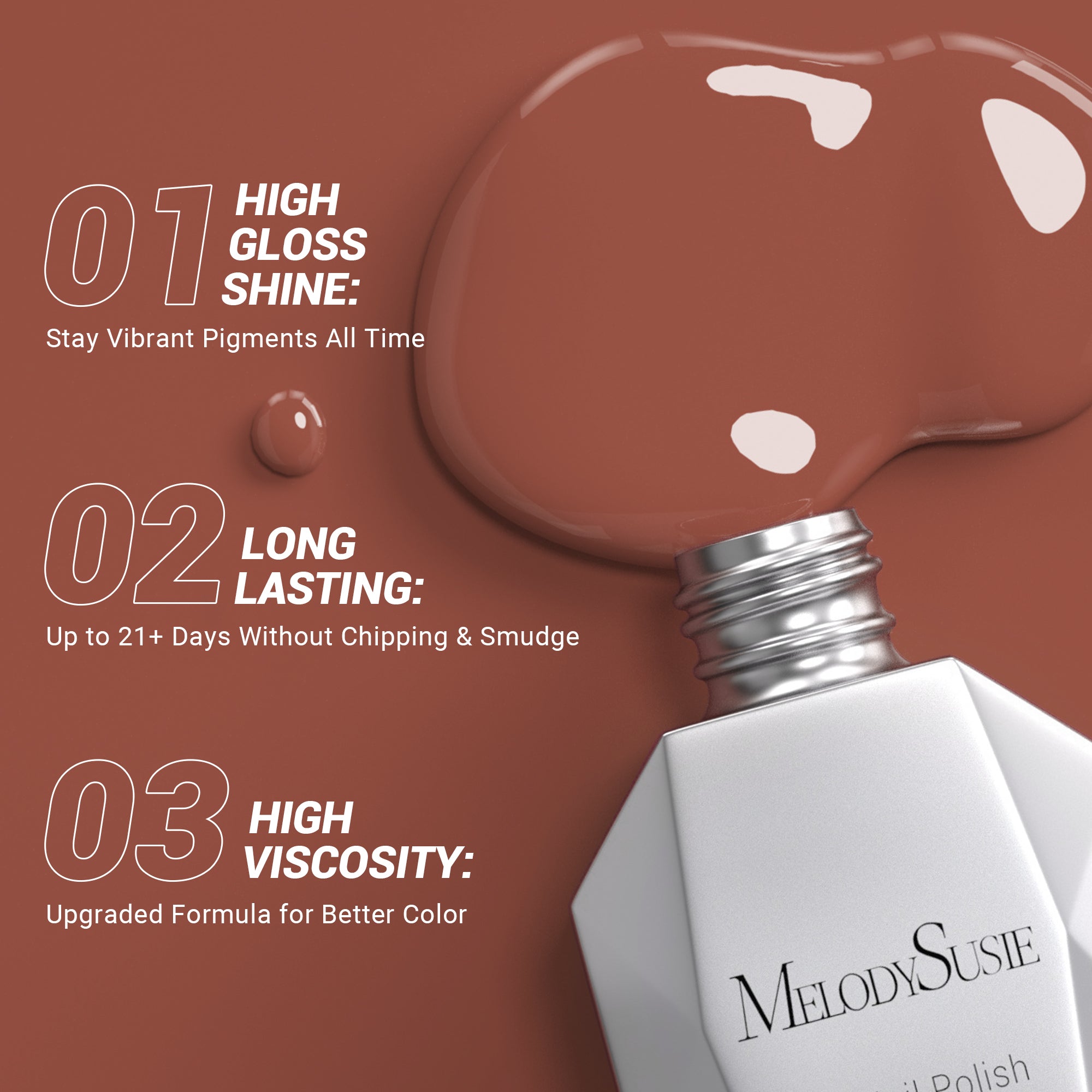 1674 Rosewood Yarn - TPO-Free Thick Gel Nail Polish(15ml)