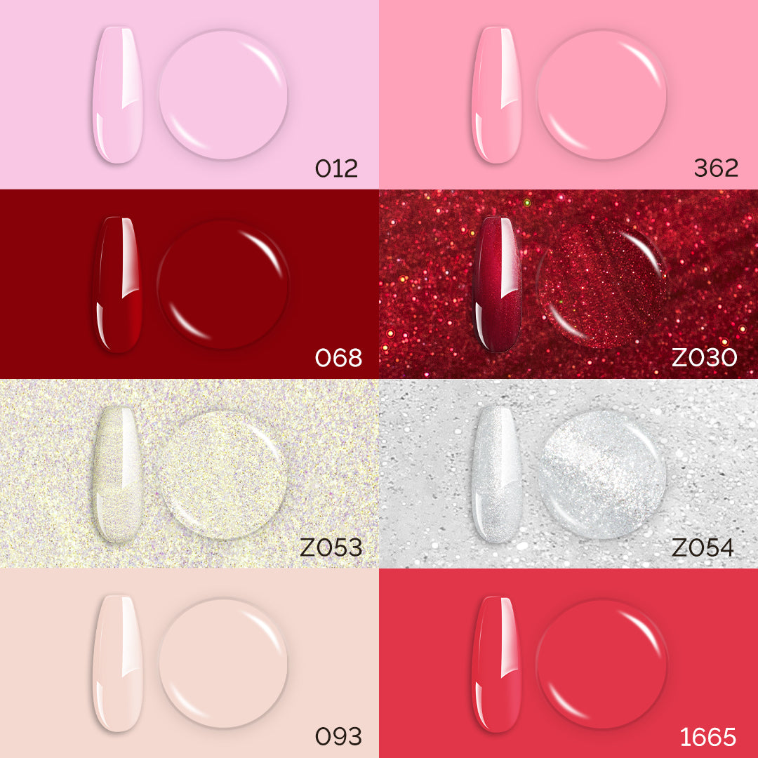 Lovely Sweetheart TPO-Free Thick Gel Nail Polish Gift Box - 8 Colors