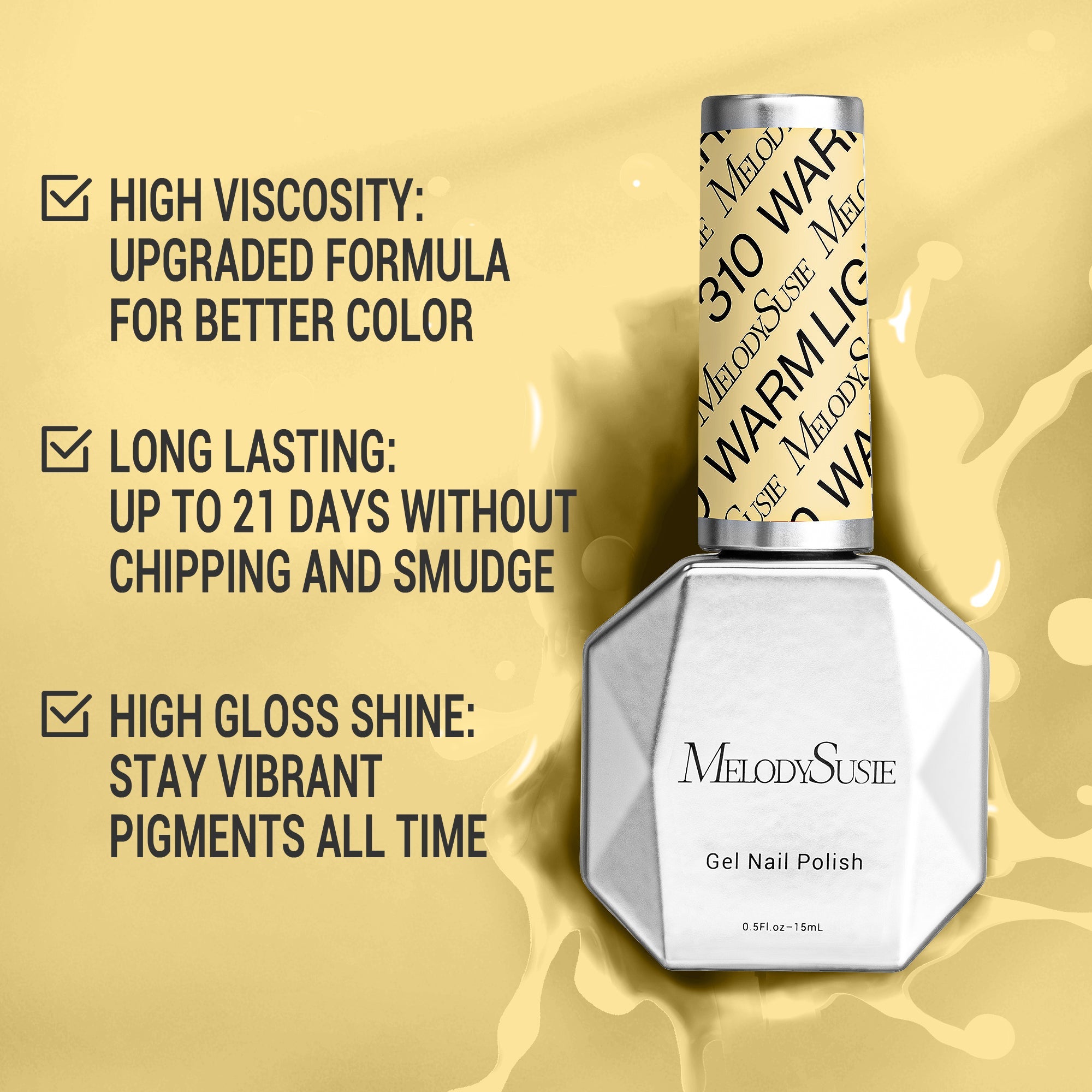 310 Warm Light - TPO-Free Thick Thick Nail Gel Polish(15ml)