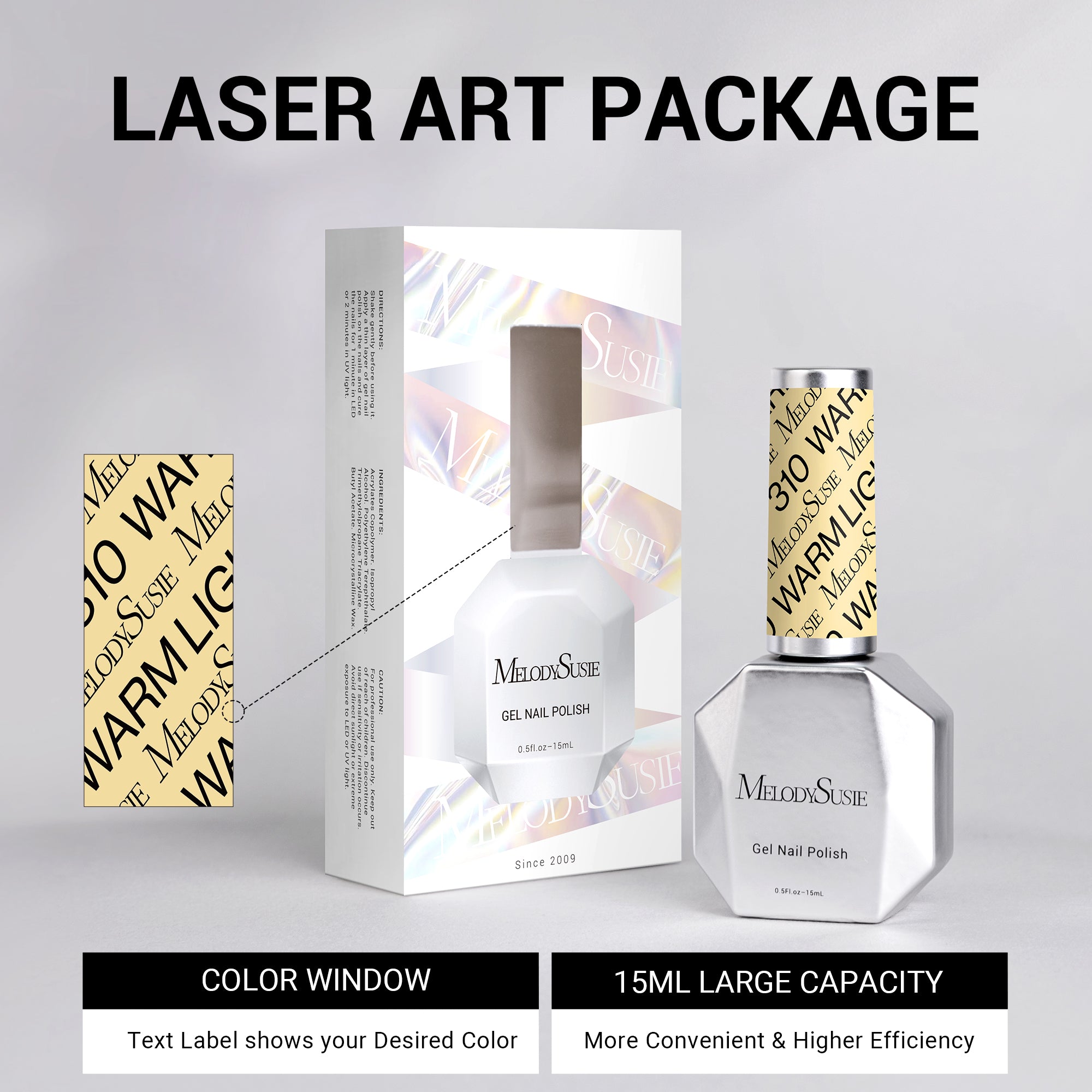 310 Warm Light - TPO-Free Thick Gel Nail Polish(15ml)