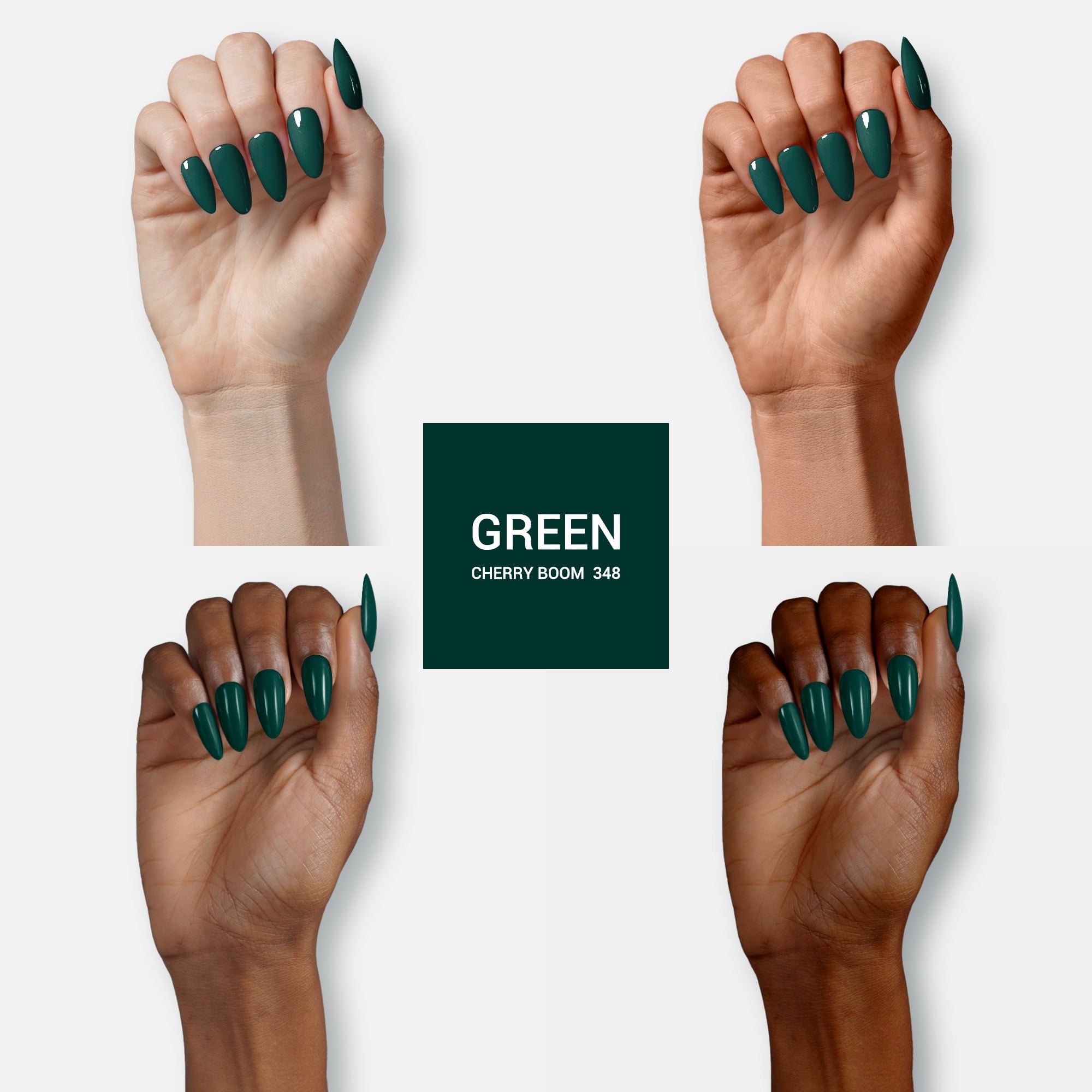 348 Lush Moss - TPO-Free Thick Nail Gel Polish(15ml)