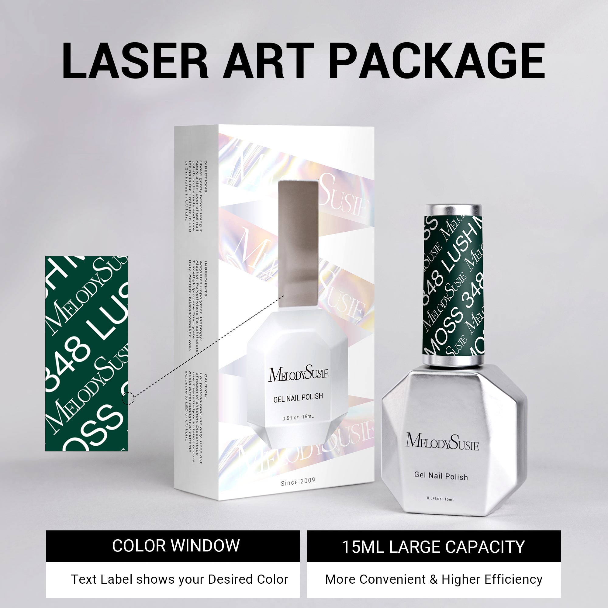 348 Lush Moss - TPO-Free Thick Gel Nail Polish(15ml)