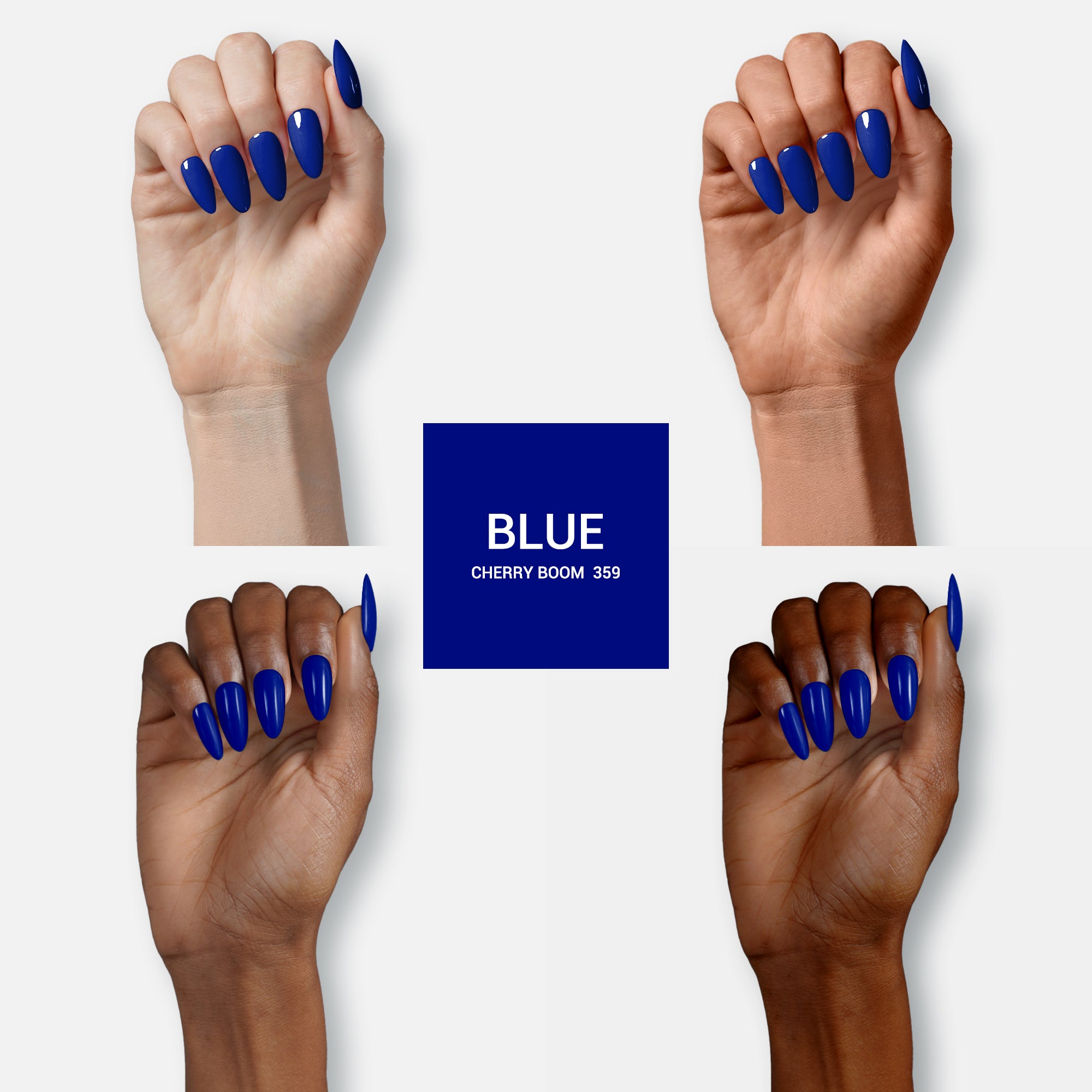 359 Persian Blue - TPO-Free Thick Gel Nail Polish(15ml)