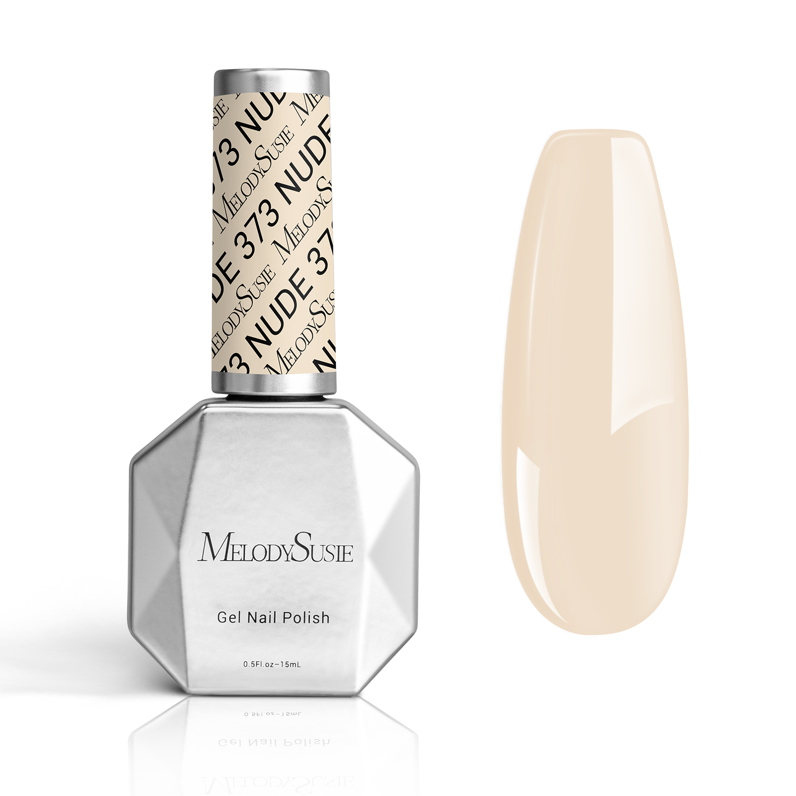 373 Nude White - Gel Nail Polish (15ml)