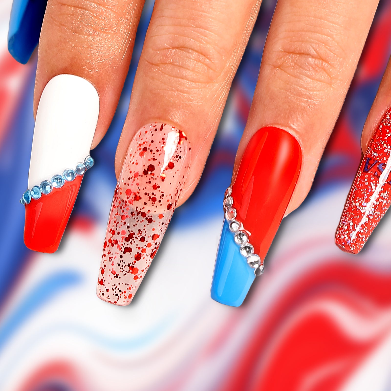Glory Coffin Deep Press On Nails