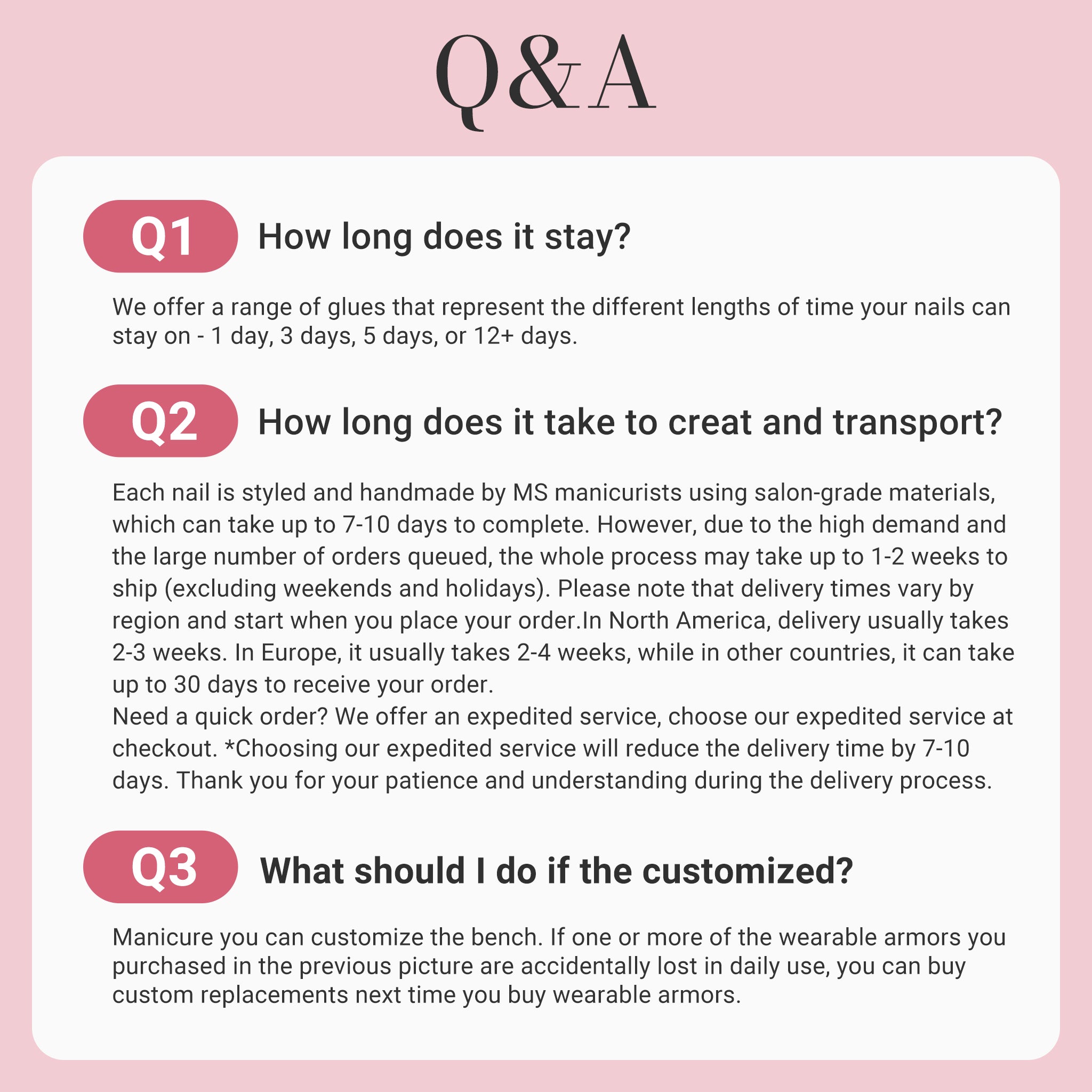 Handmade Press-On Nails Q&A | MelodySusie