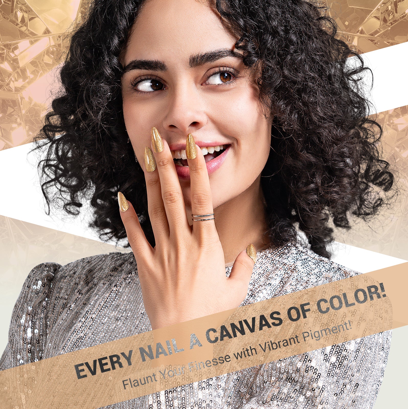 1664 Golden Sands - TPO-Free Thick Gel Nail Polish(15ml)