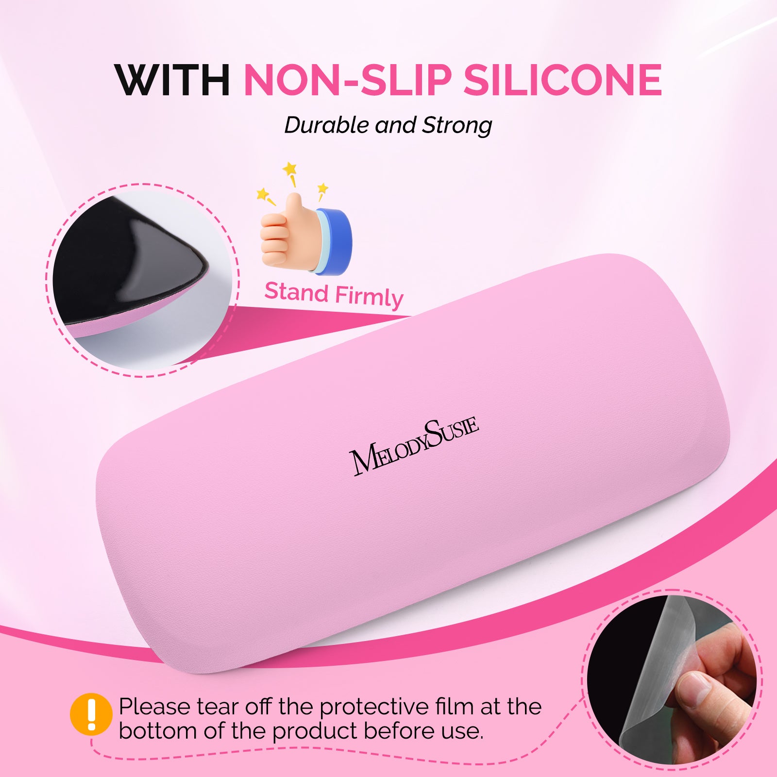 Portable PU Leather Nail Arm Rest