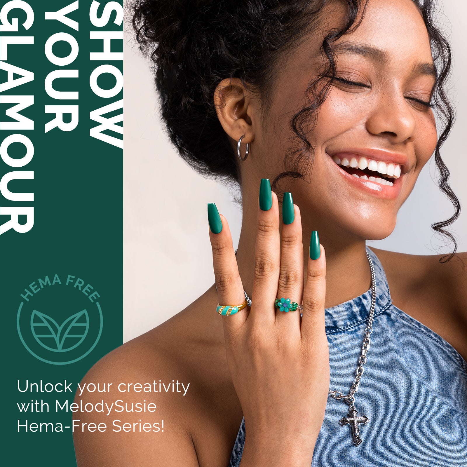 348 Green - HEMA-Free Gel Nail Polish 0.5 fl oz/15ml