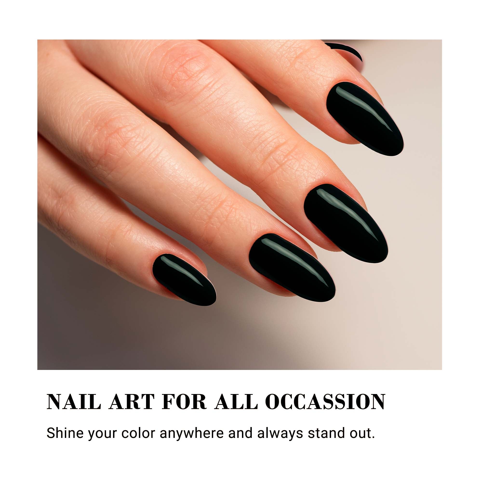 517 Blackish Green - TPO-Free Thick Gel Nail Polish (15ml)