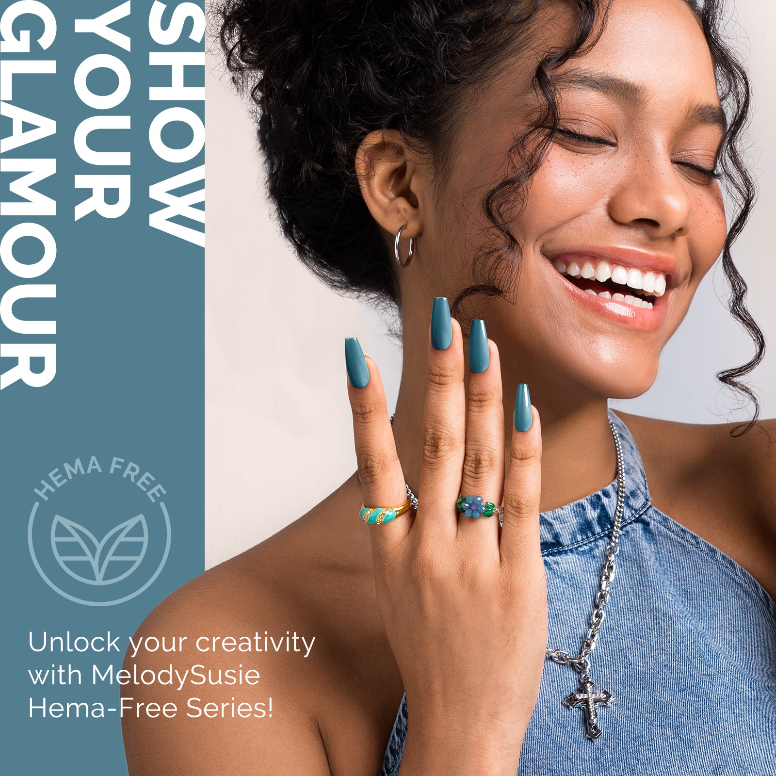 415 Dawn Blue - HEMA-Free Gel Nail Polish 0.5 fl oz/15ml