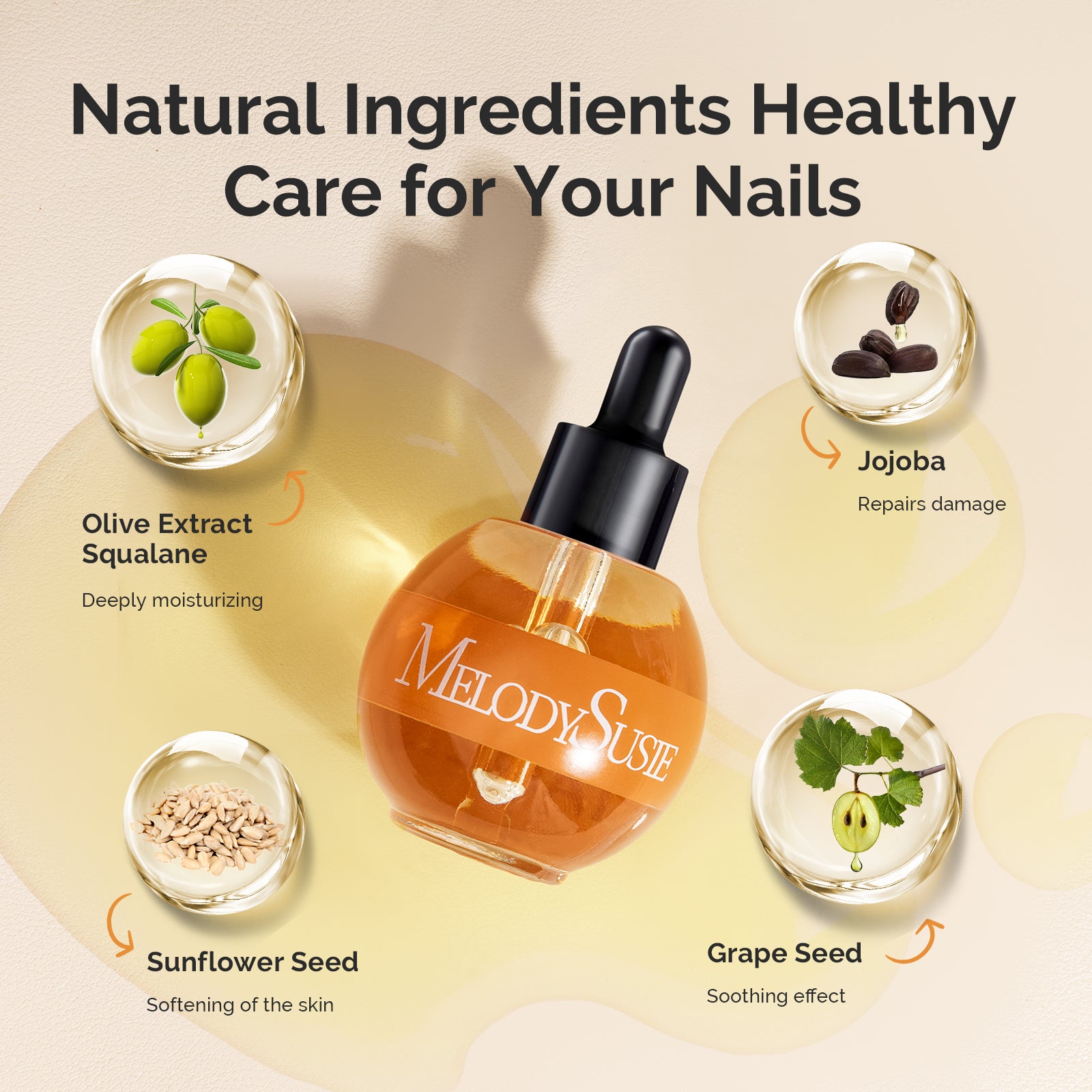 TPO-Free Honey Milk Cuticle Oil 50ml