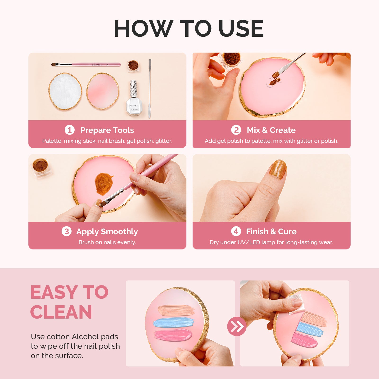 Premium Resin Nail Art Palette