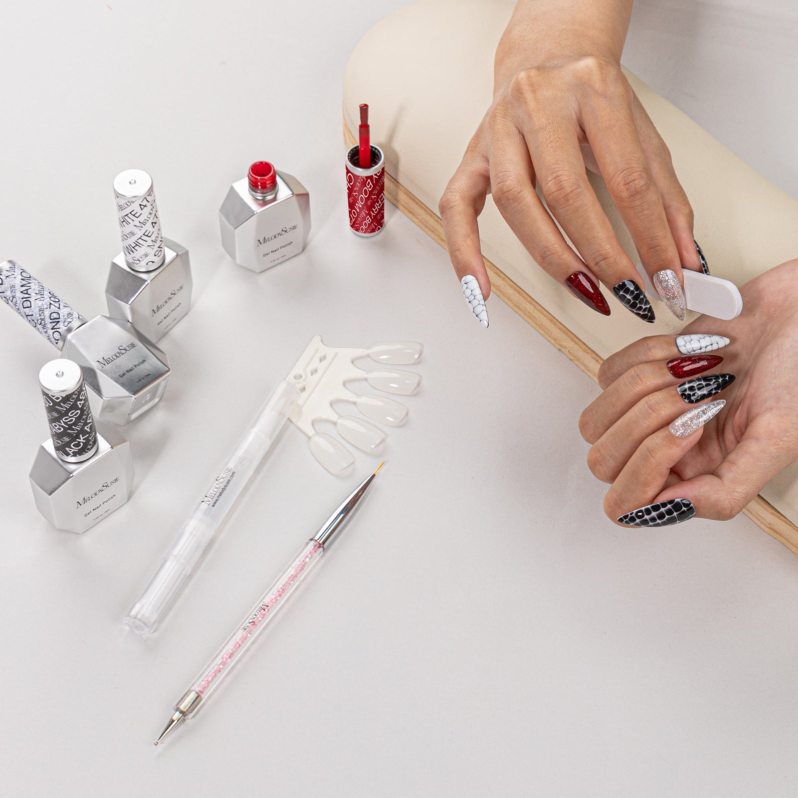 City Walk 15ml TPO-Free Thick Gel Nail Polish - 4Pcs