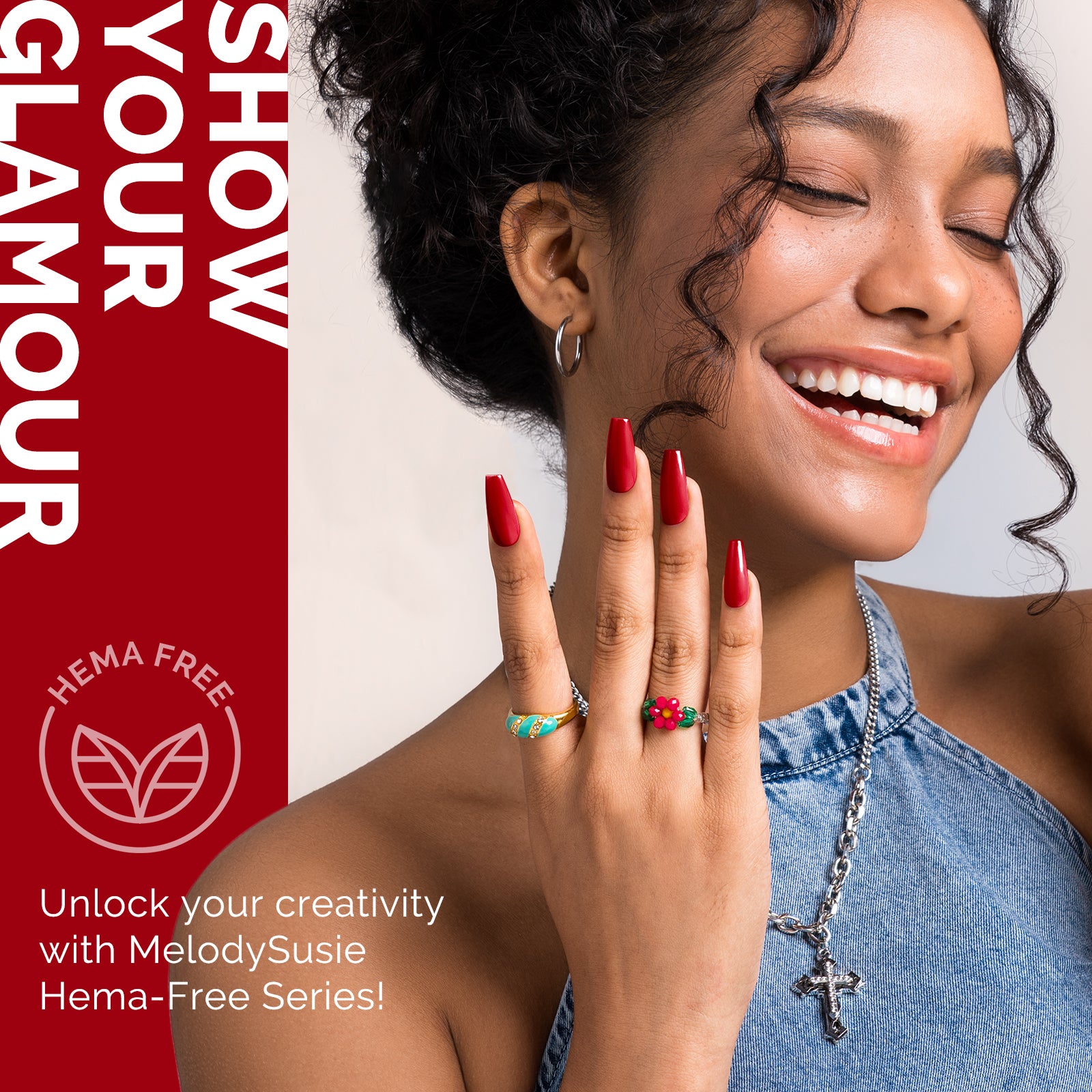 072 Red - HEMA-Free Gel Nail Polish 0.5 fl oz/15ml