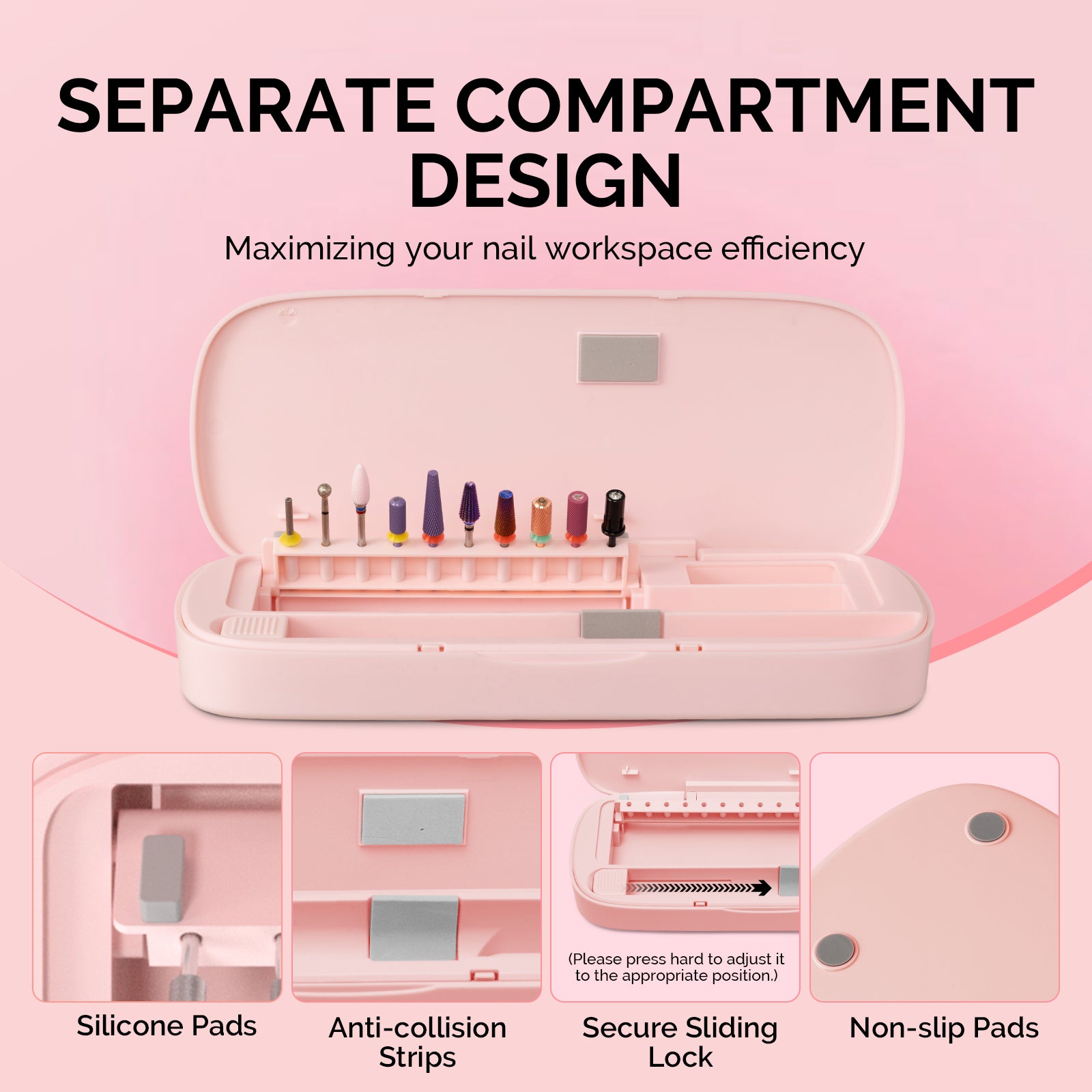 Acrylic Nail Tool Storage Box(ONLY BOX)