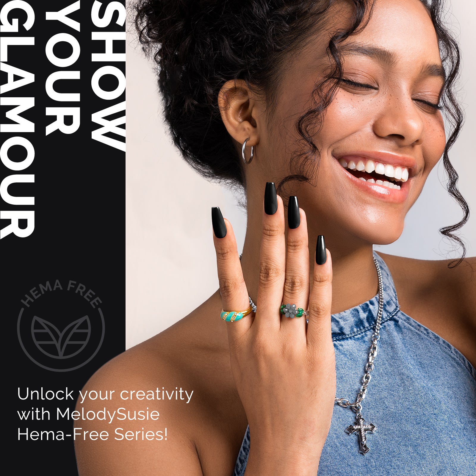 480 Black - HEMA-Free Gel Nail Polish 0.5 fl oz/15ml