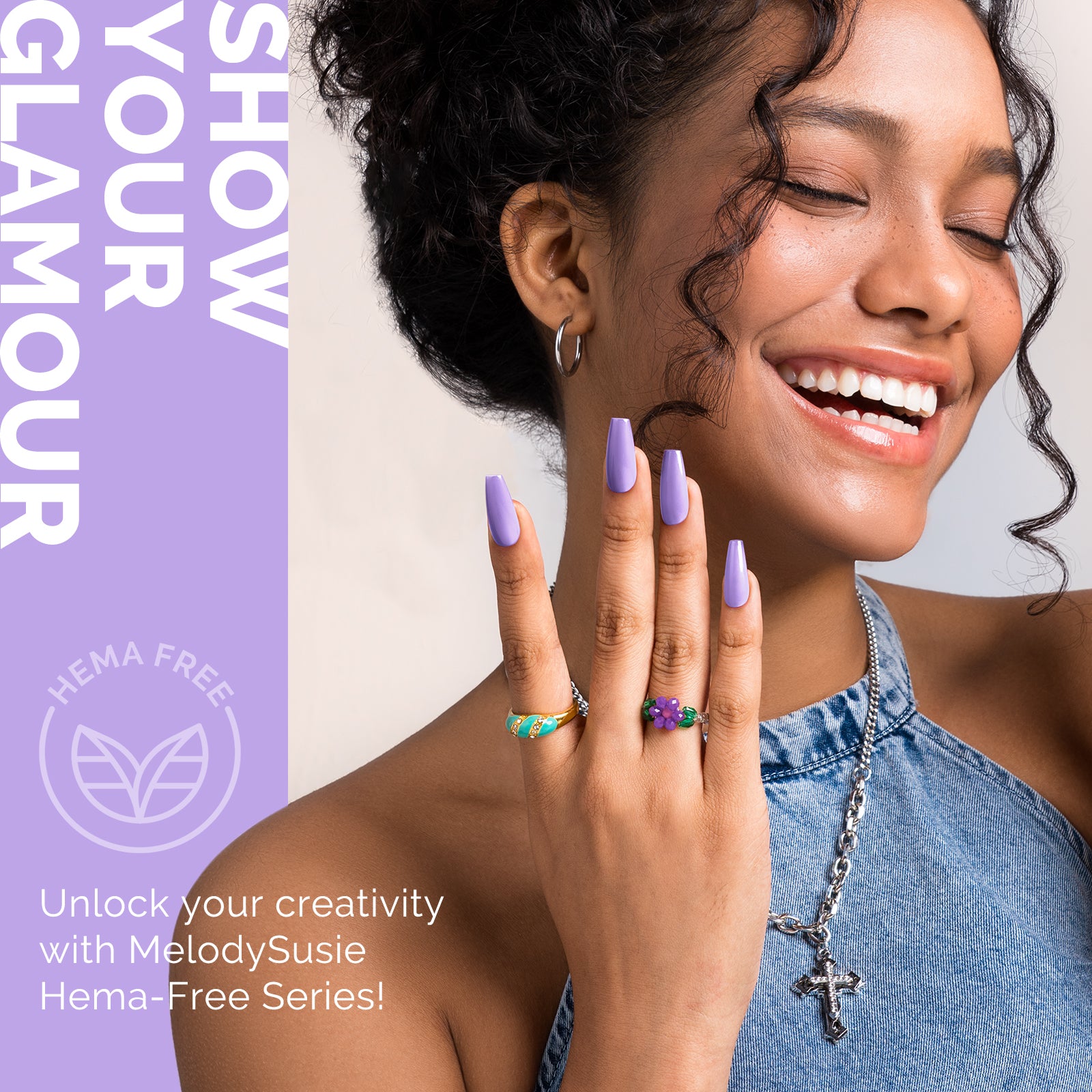 449 Purple - HEMA-Free Gel Nail Polish 0.5 fl oz/15ml