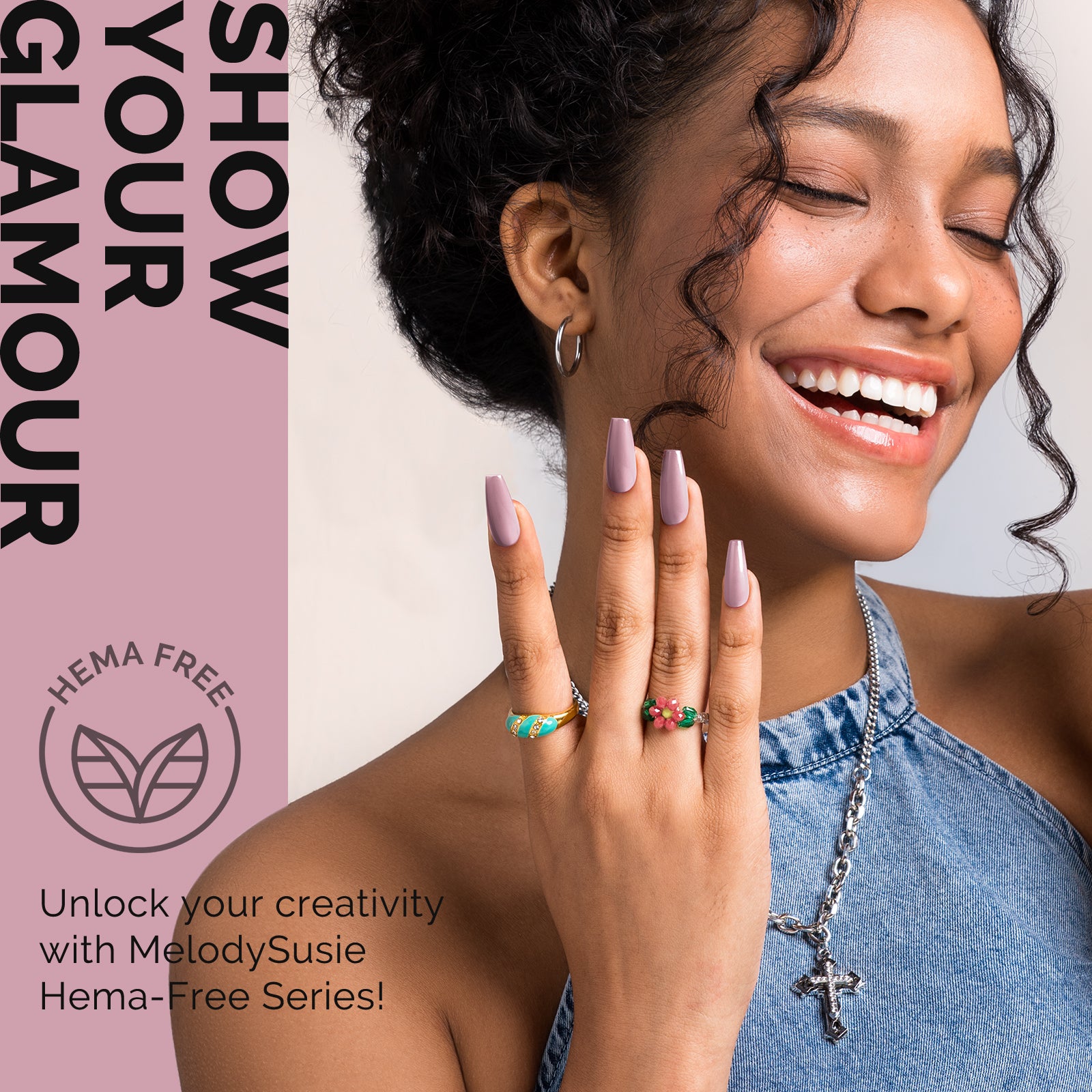 HEMA-Free Gel Nail Polish 0.5 fl oz/15ml - K0571 Thick Lavender Nude Pink