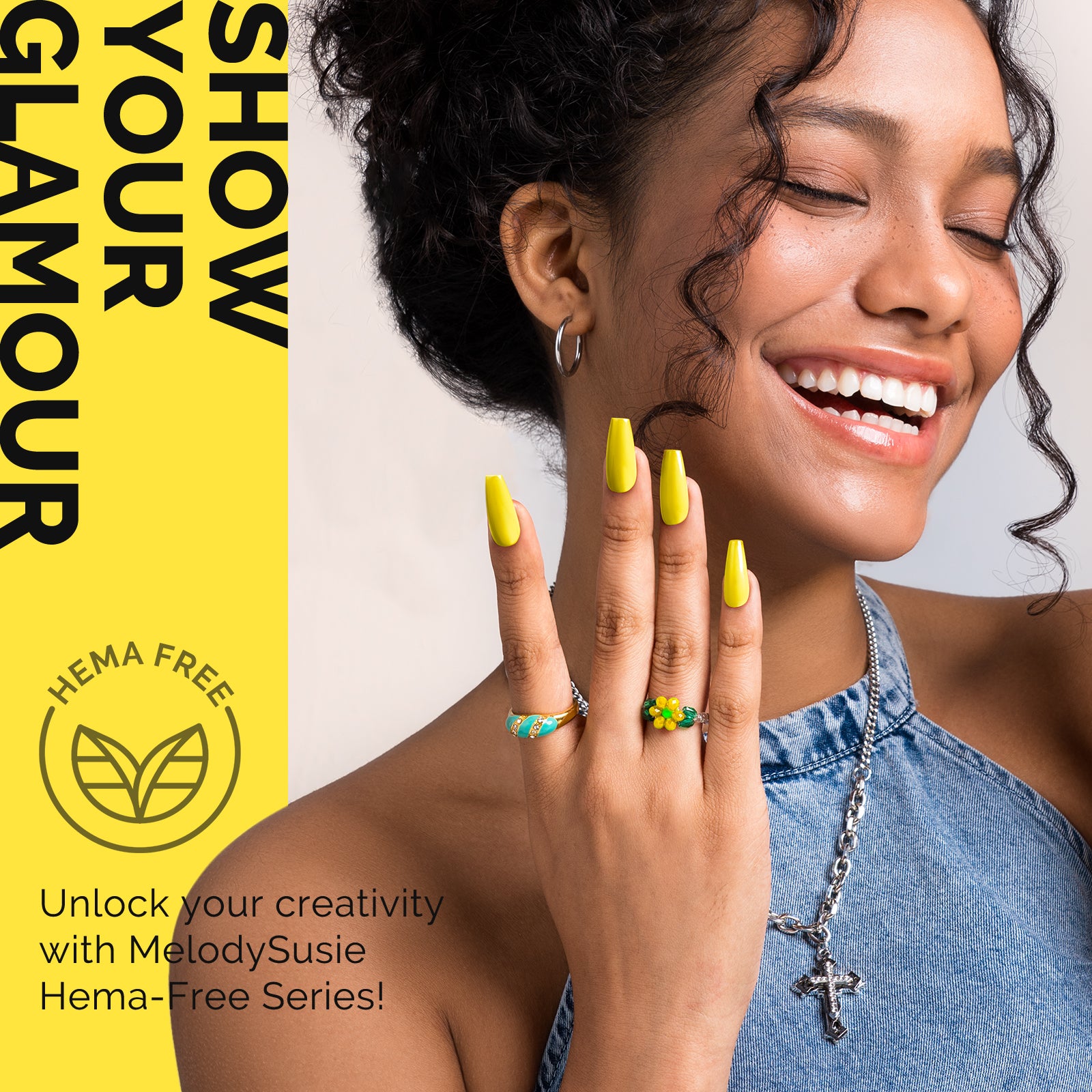 301 Lemonade Yellow - HEMA-Free Gel Nail Polish 0.5 fl oz/15ml